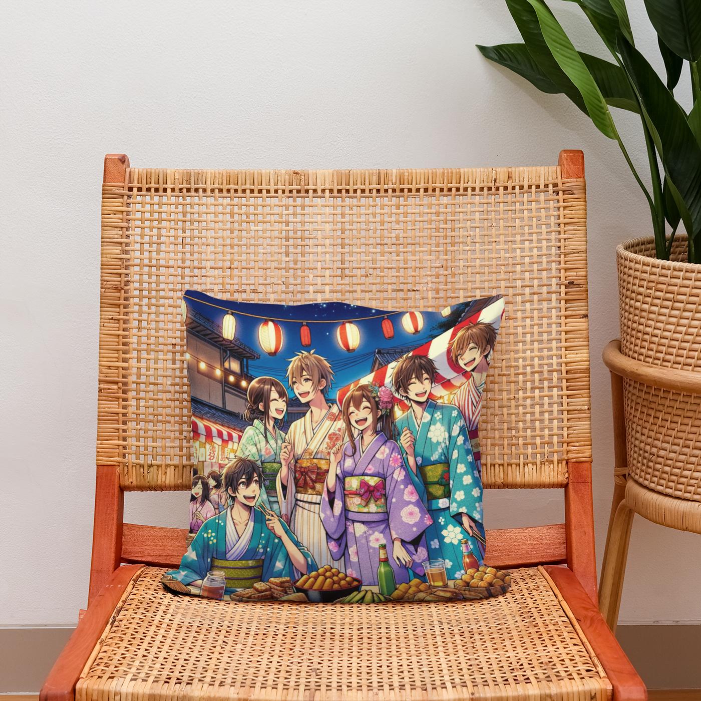 Summer Festival Magic Cotton Cushion