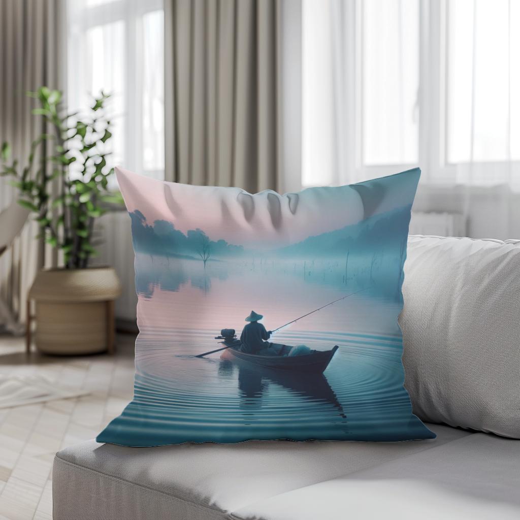Dawn Angler Cotton Cushion