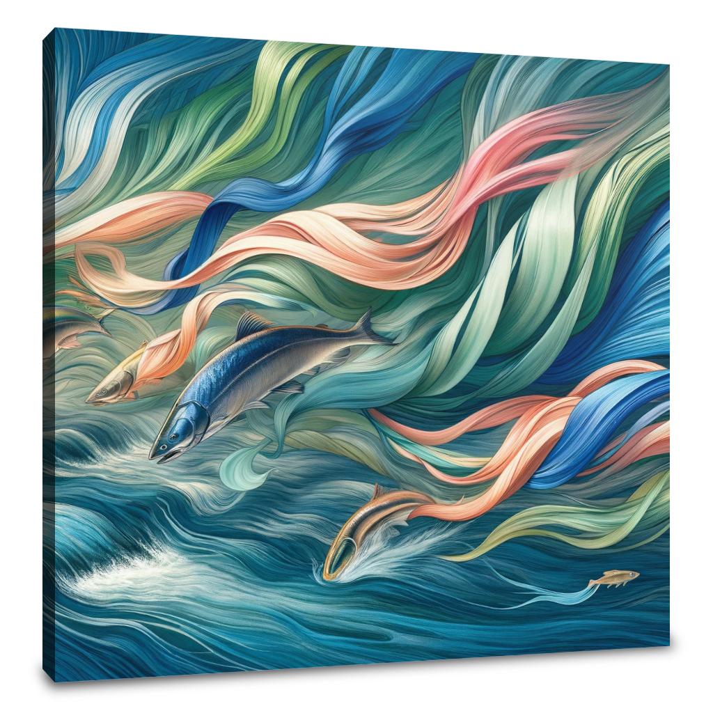Silken River Canvas