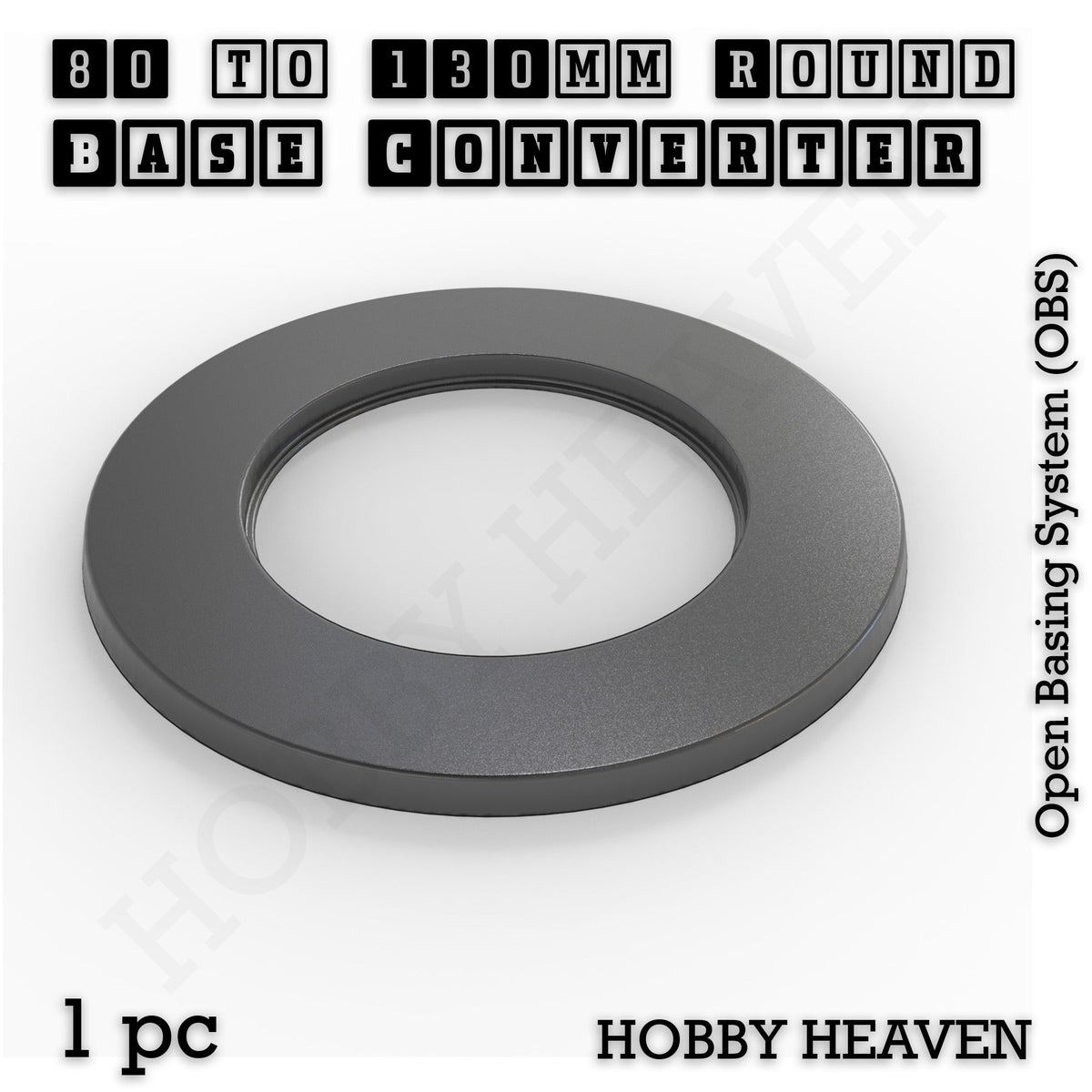 Round to Round Base Converters 3D Print Full Range
