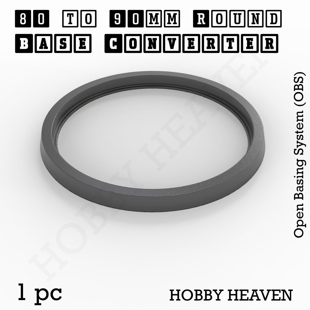 Round to Round Base Converters 3D Print Full Range
