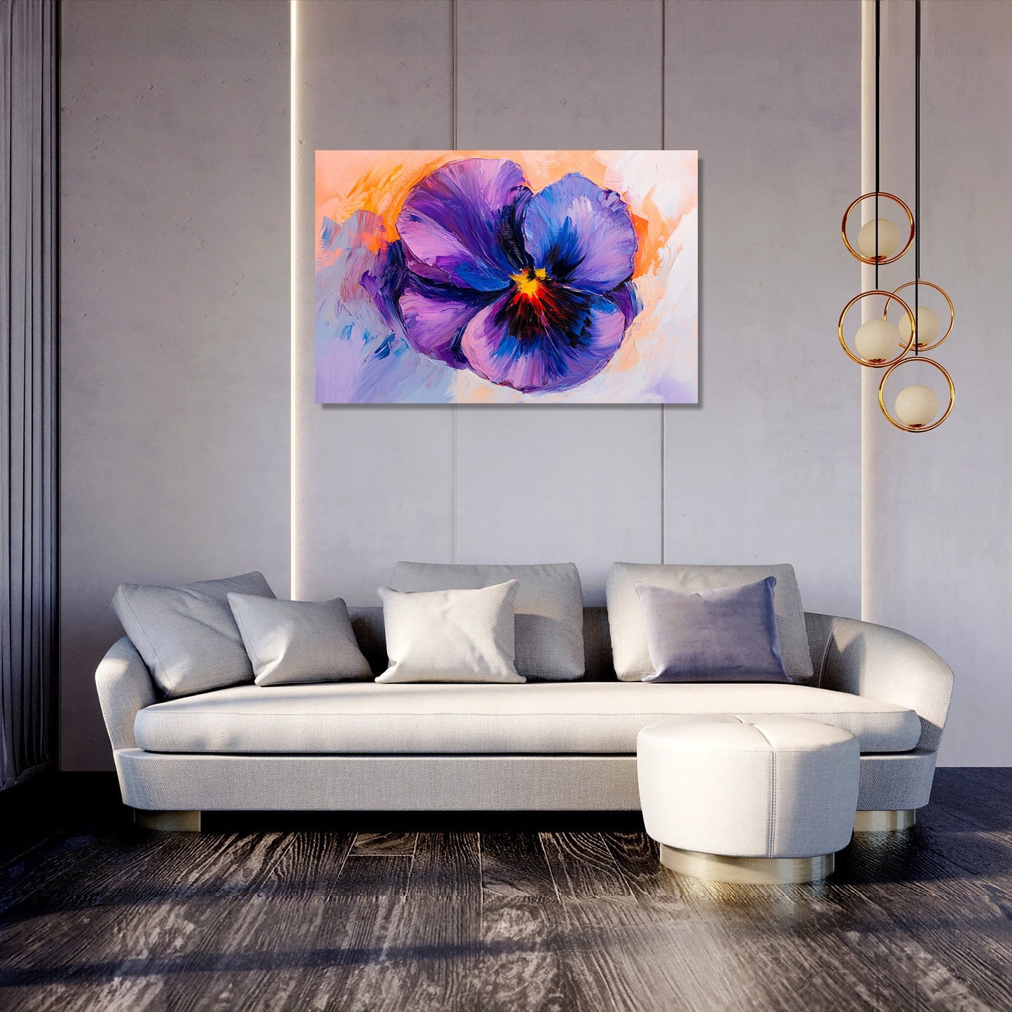 Dream Pansy Canvas