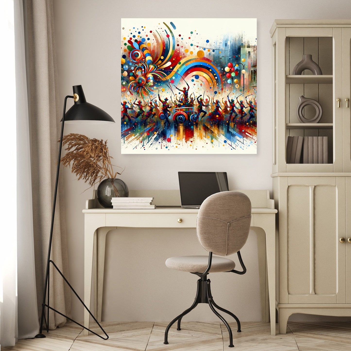 Festive Parade Canvas