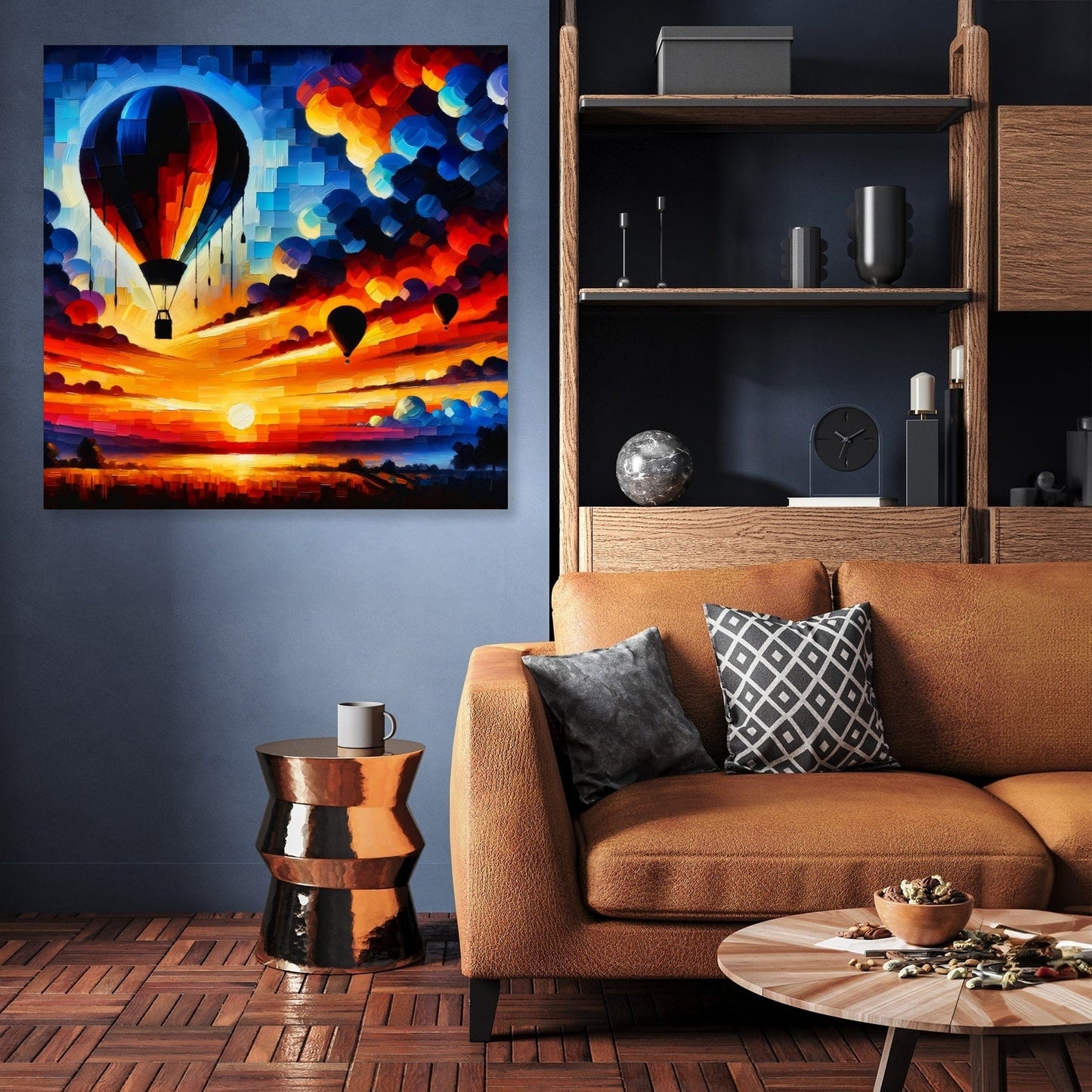 Dusk Contrasts Canvas