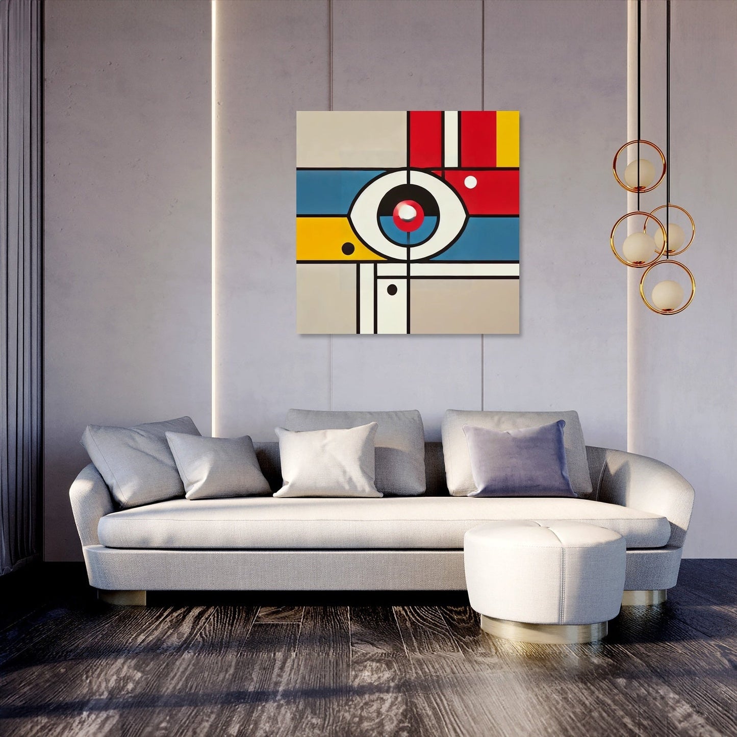 Bauhaus Eye Canvas