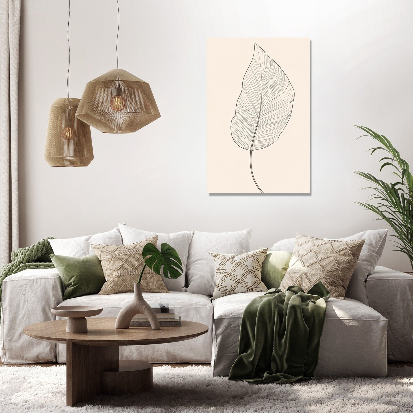 Tropical Vein Harmony Canvas