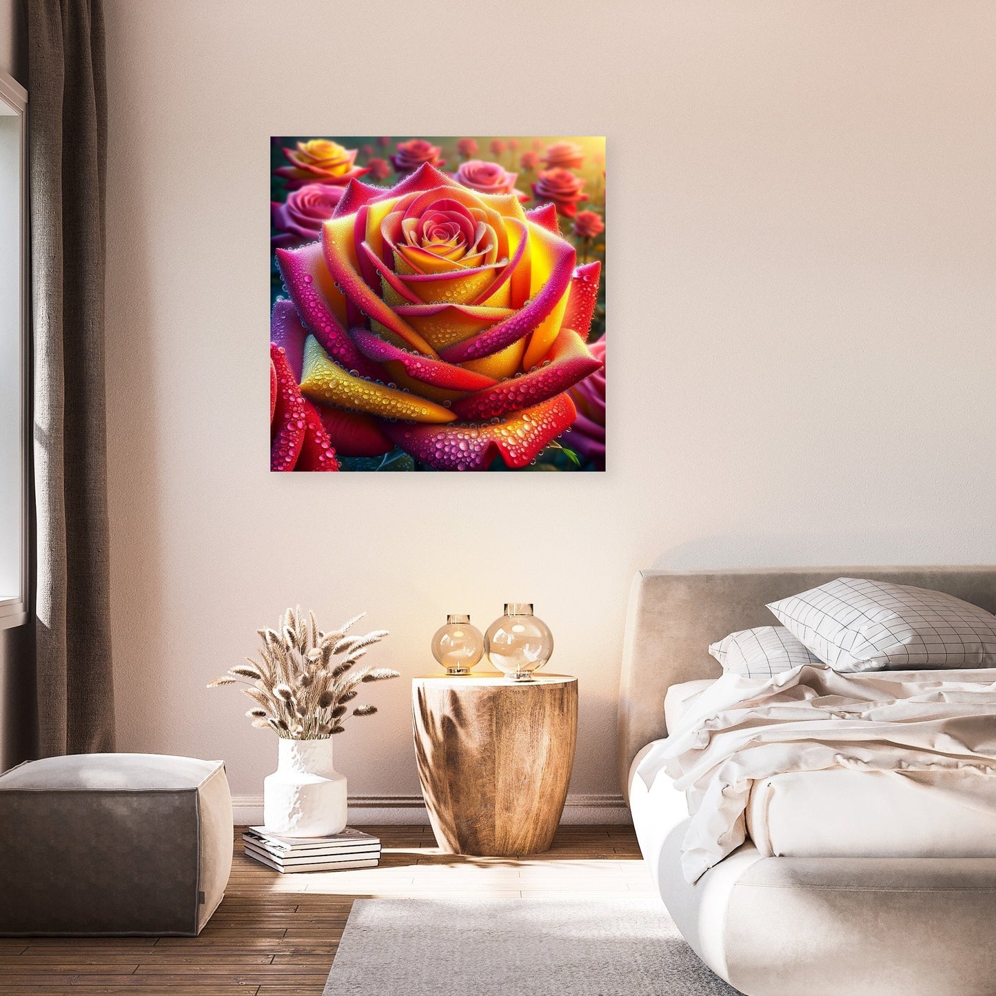 Realism Rose Dew Canvas