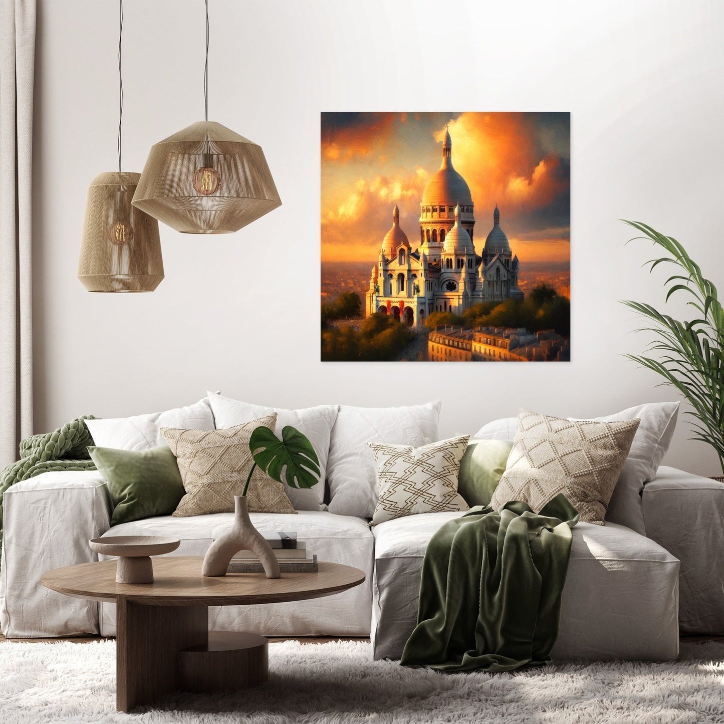 Radiance of Paris Sacré-Cœur Canvas