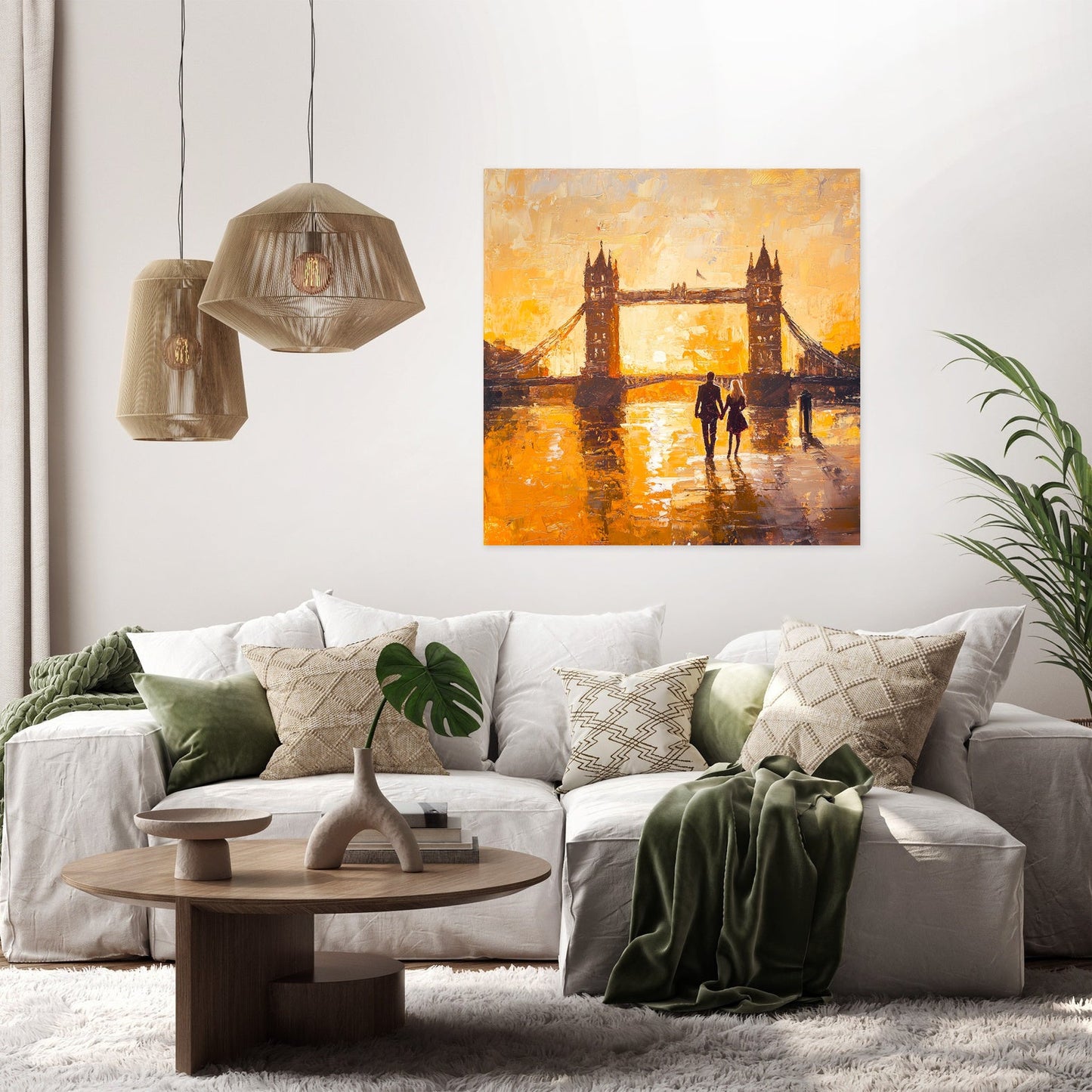 Tower Bridge Romance Canvas