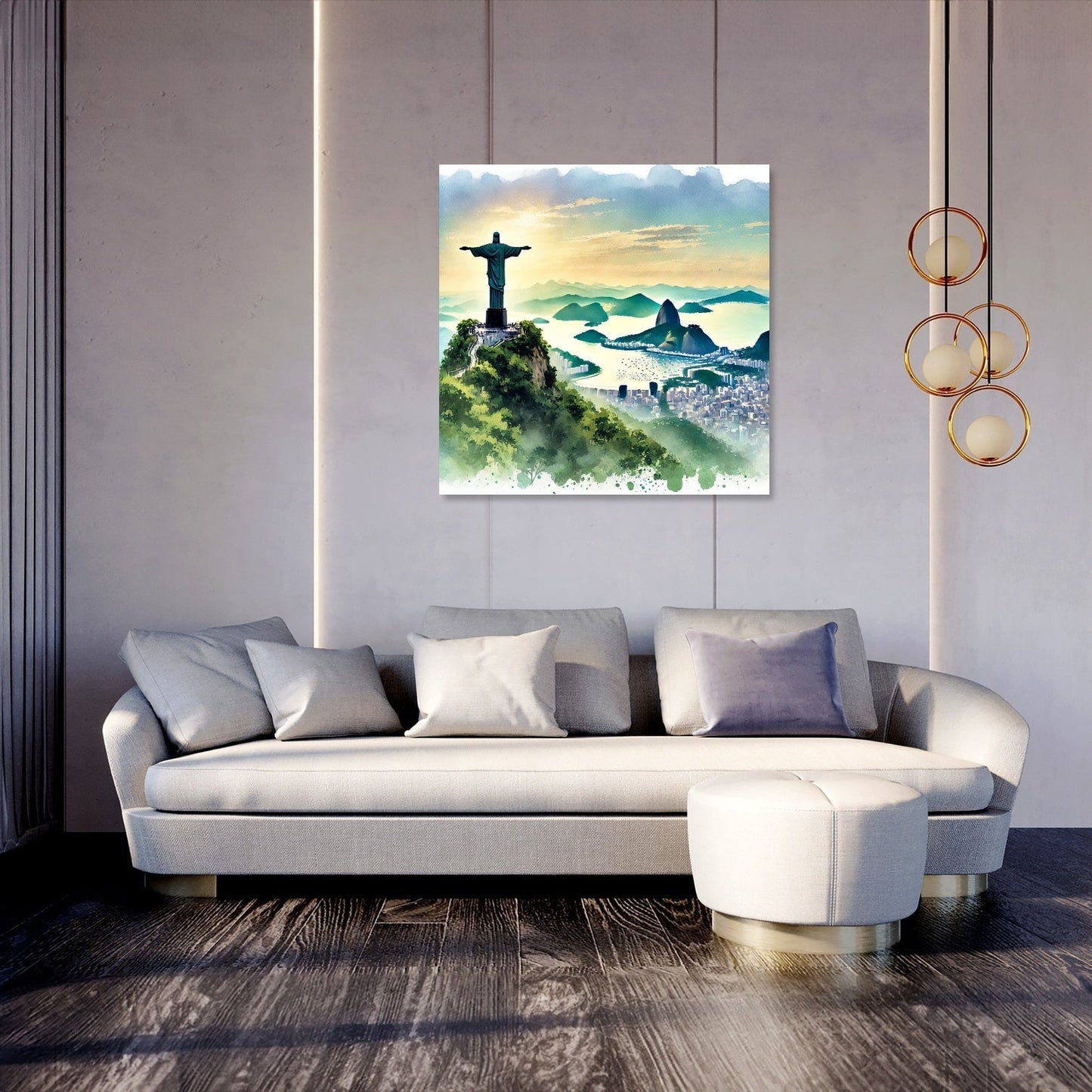 Rio Reverence Watercolour Canvas