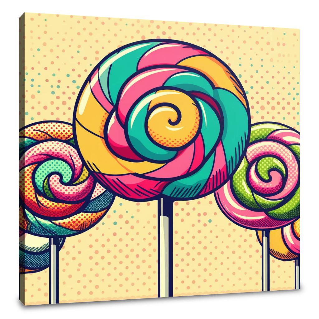 Lollipop Pop Canvas