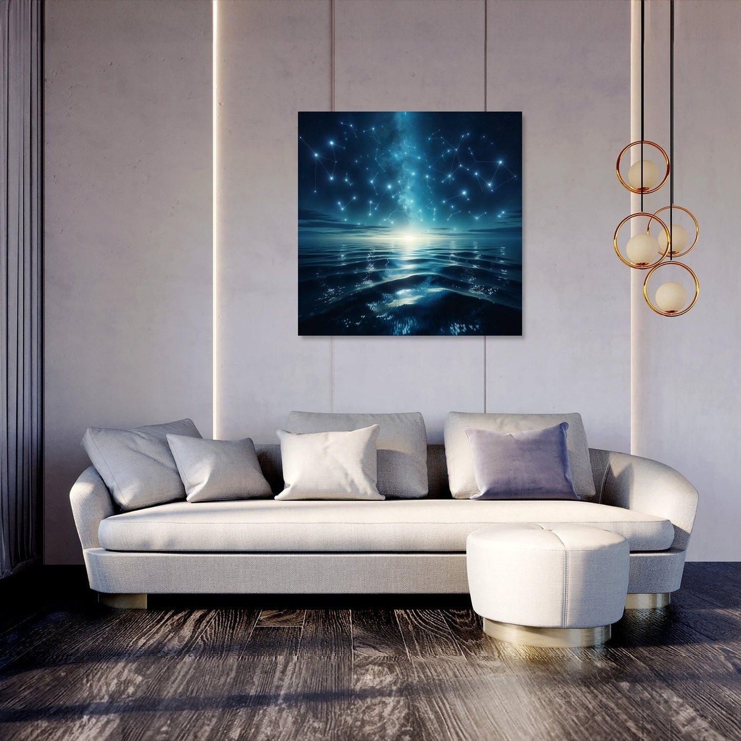 Nautical Starlight Canvas