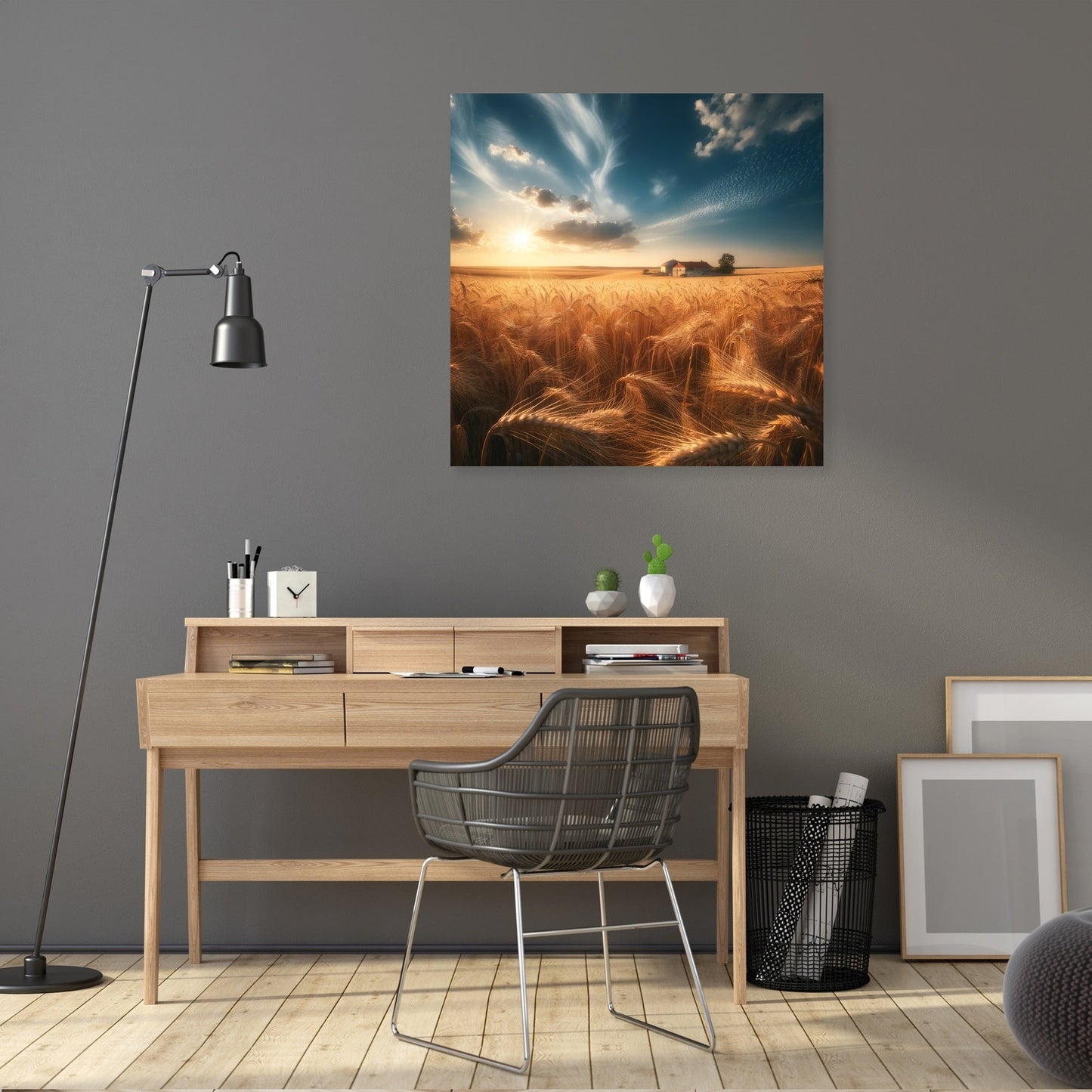 Golden Wheat Fields Canvas