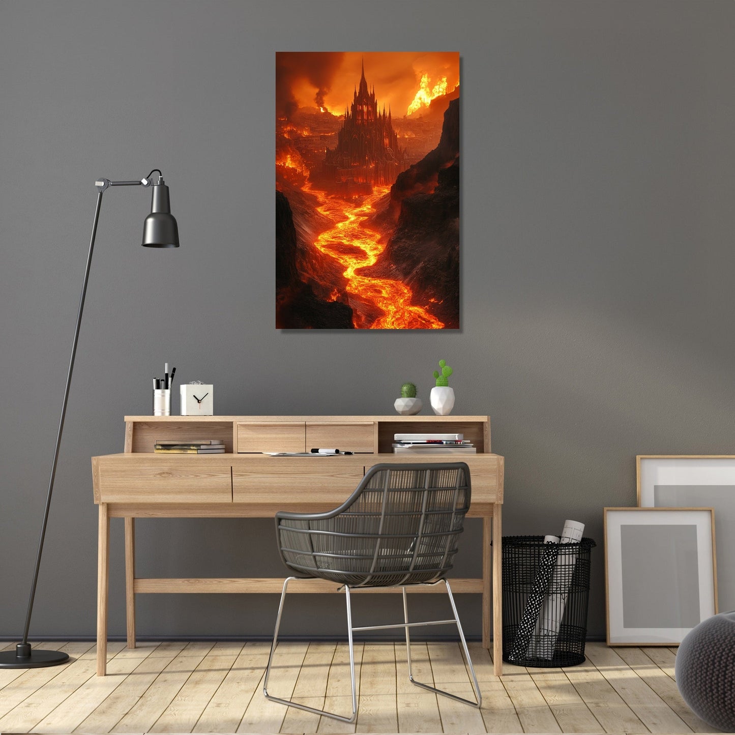 Infernal Metropolis Canvas