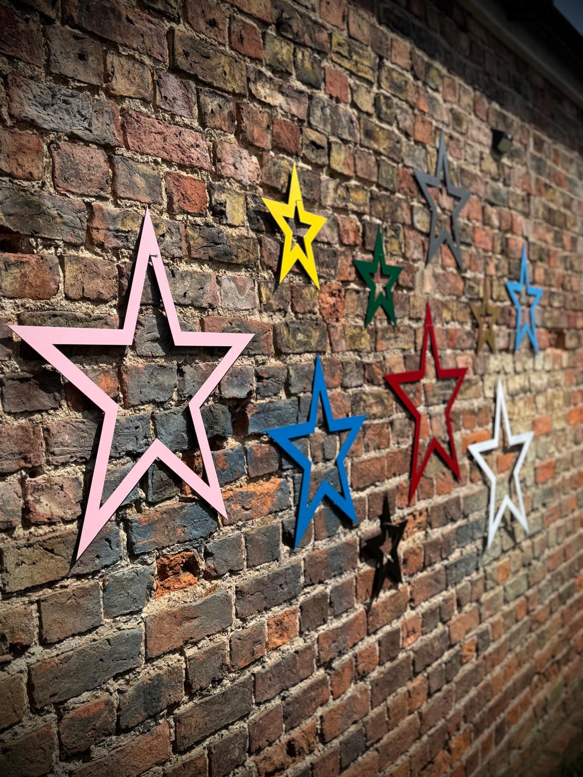 Rustic Metal Star Garden Decoration