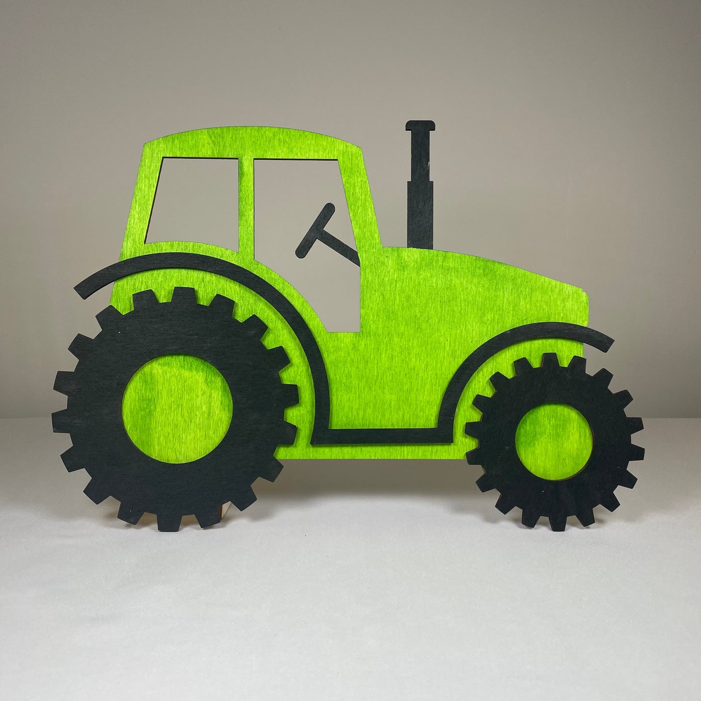 Tractor Wall Display Sign - Handmade Ornament by Curious Rabbit ®