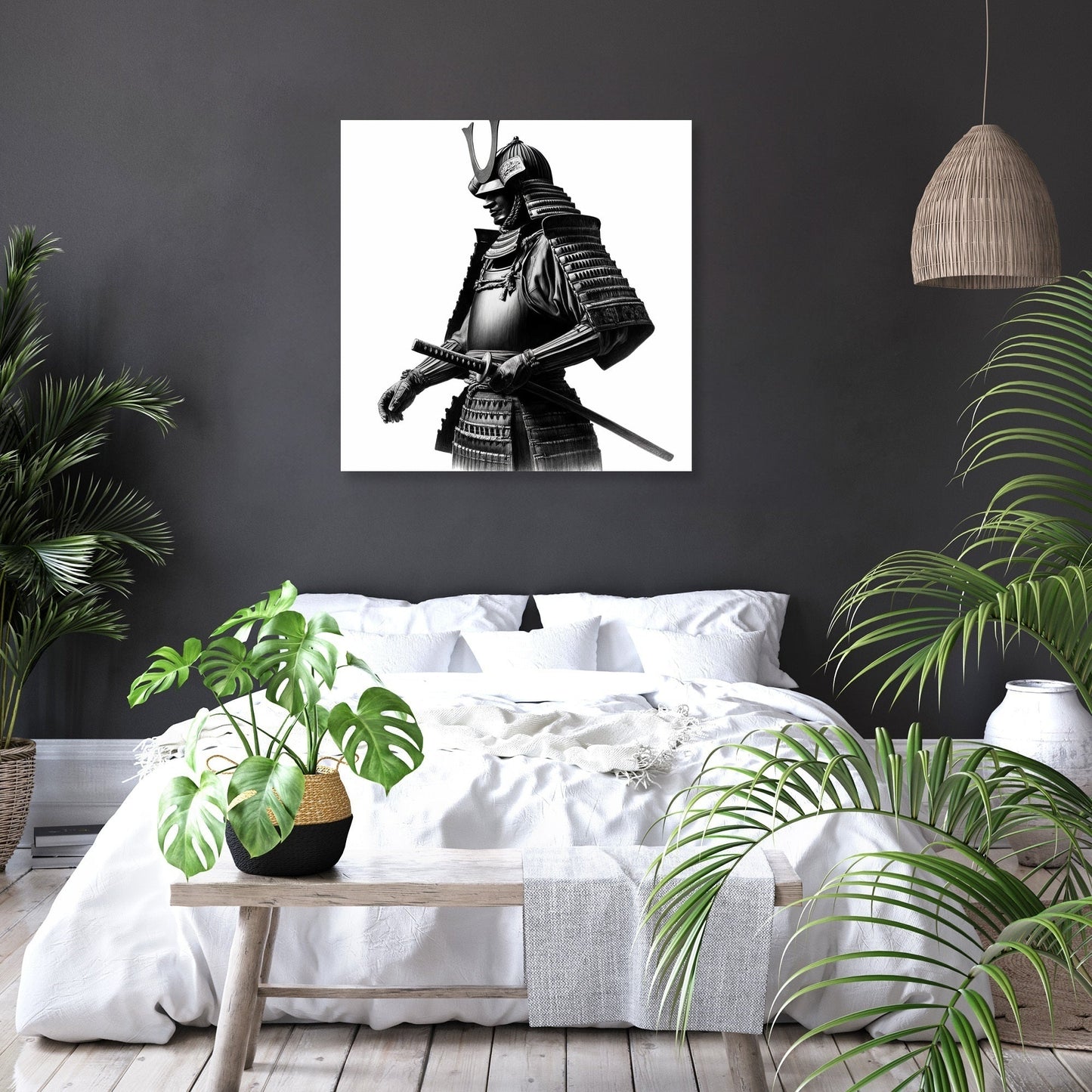 Samurai Stance Canvas