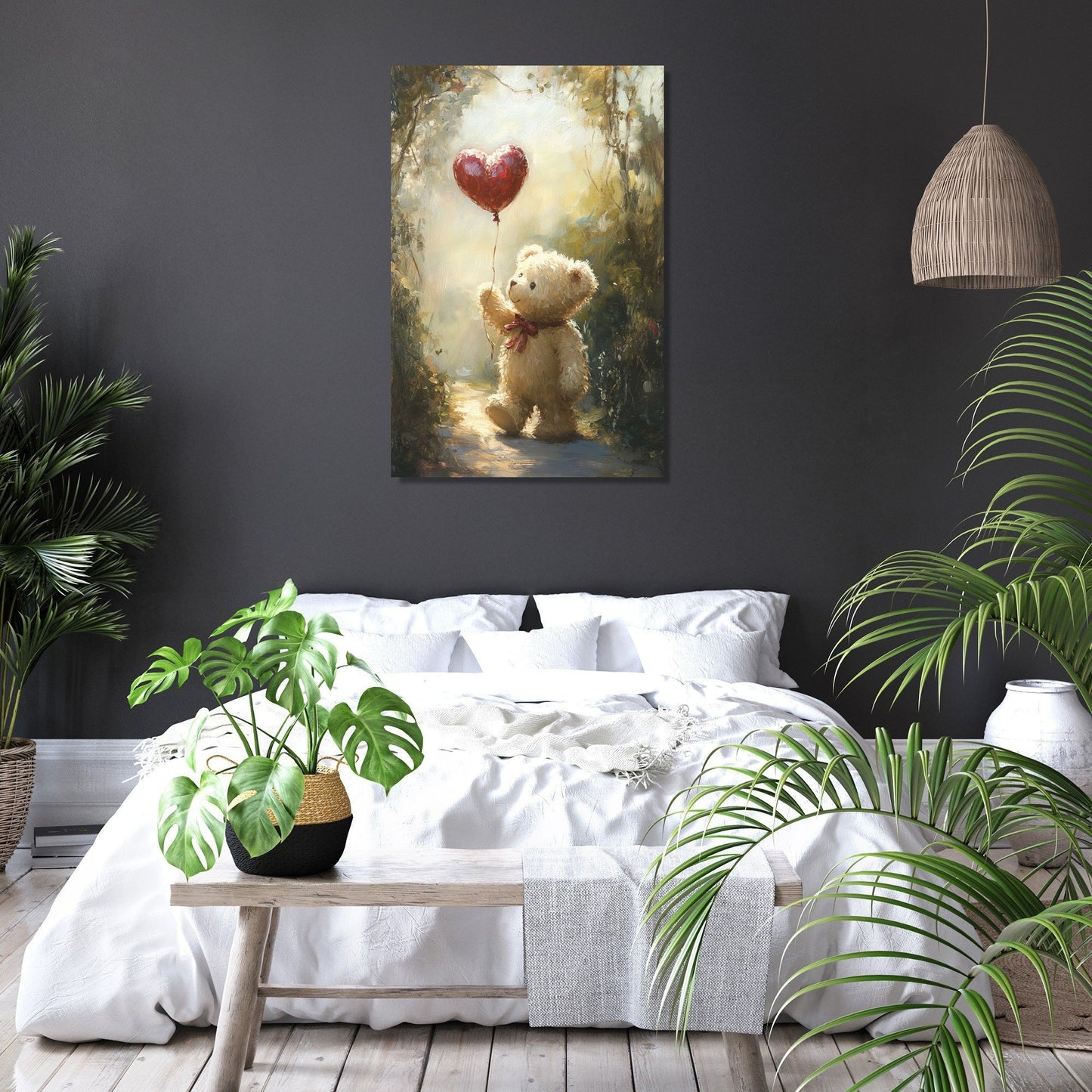 Enchanted Teddy Bear Canvas