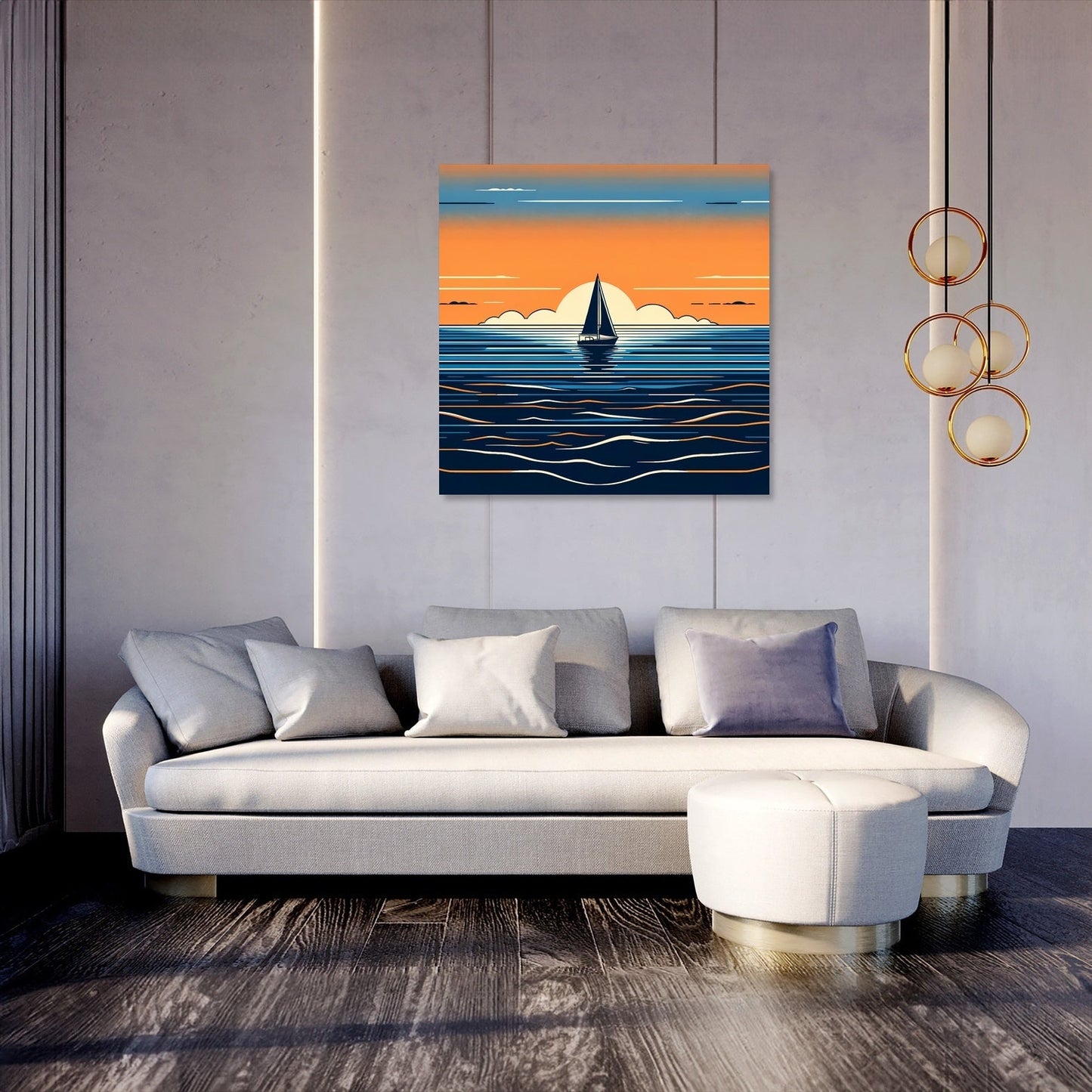 Contrasting Solitude Canvas