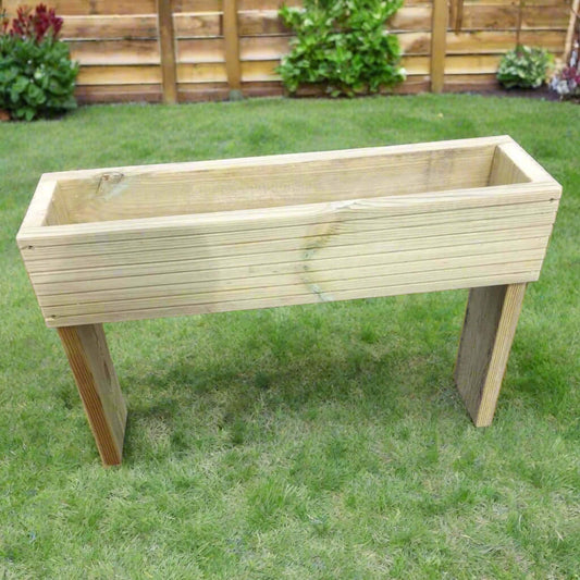 80cm high Raised wooden decking planters