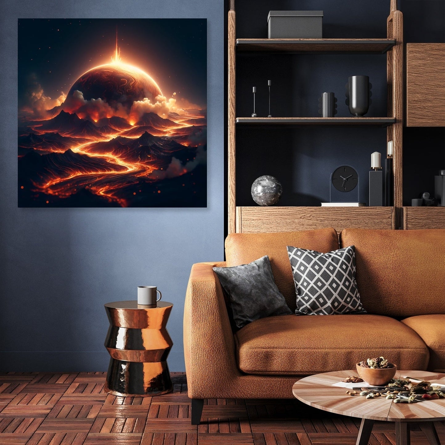 Lava Planet Canvas