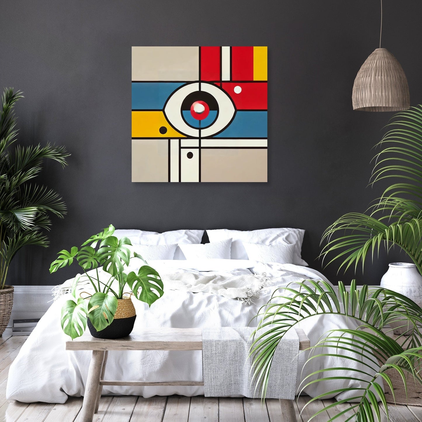 Bauhaus Eye Canvas