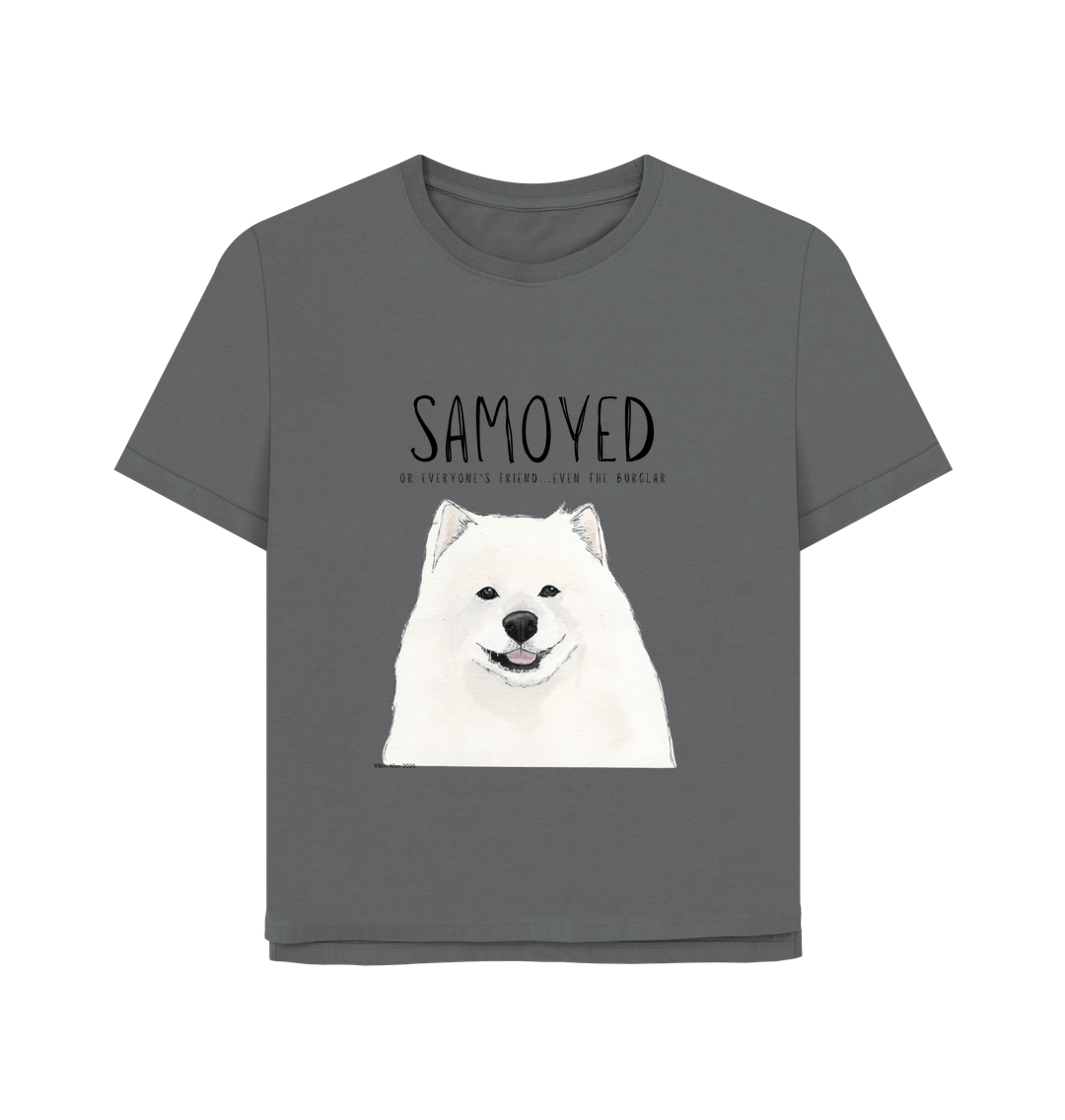 Fluff First, Questions Later – The Samoyed Tee for Professional Dog People