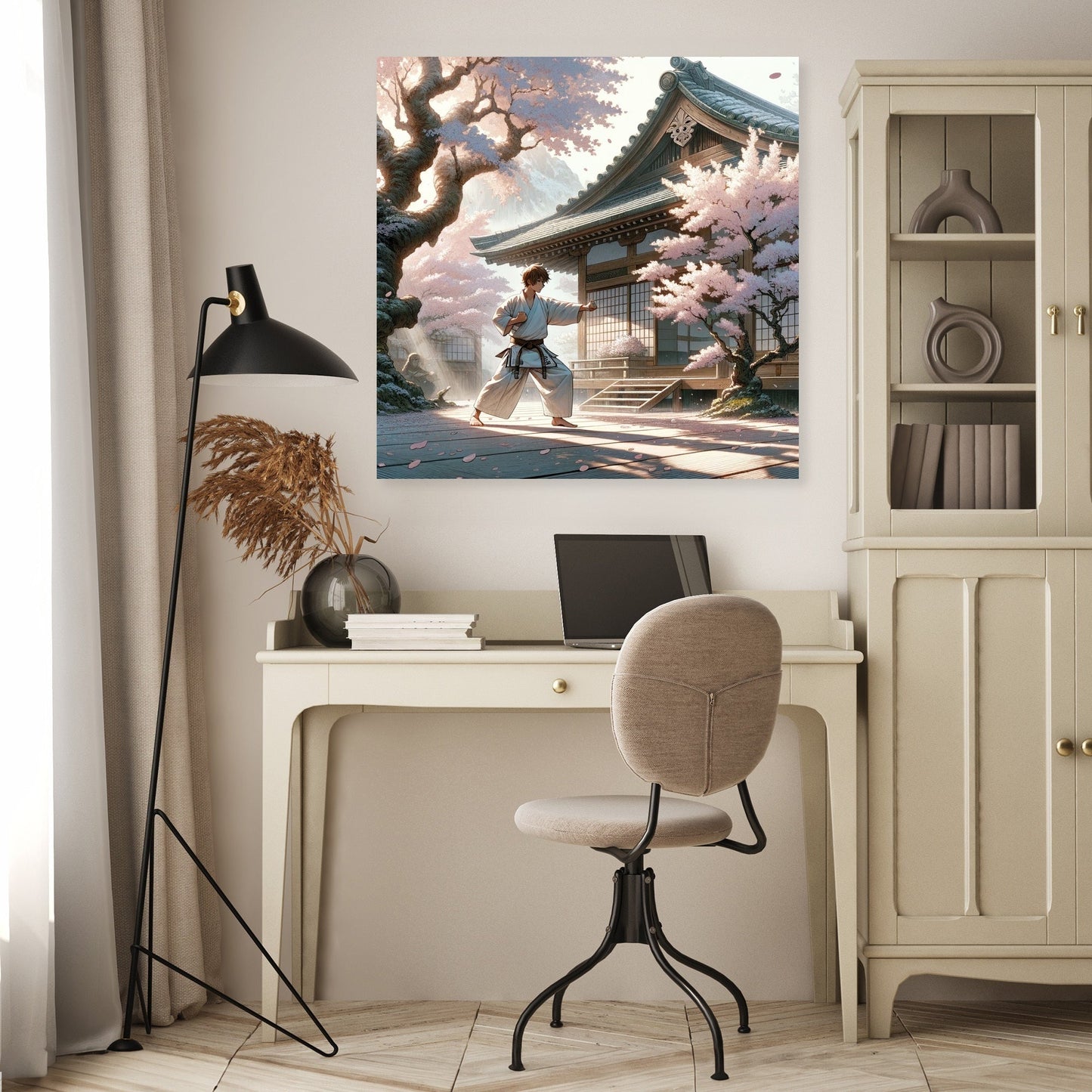 Cherry Blossom Dojo Canvas
