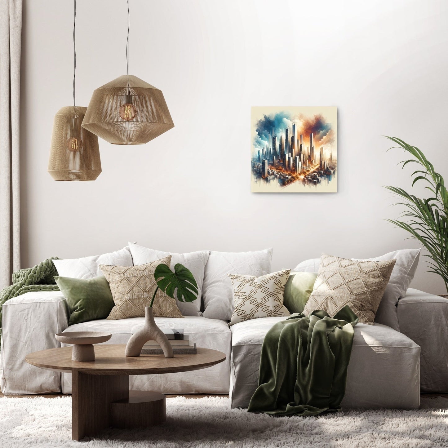 Cityscape Harmonics Canvas