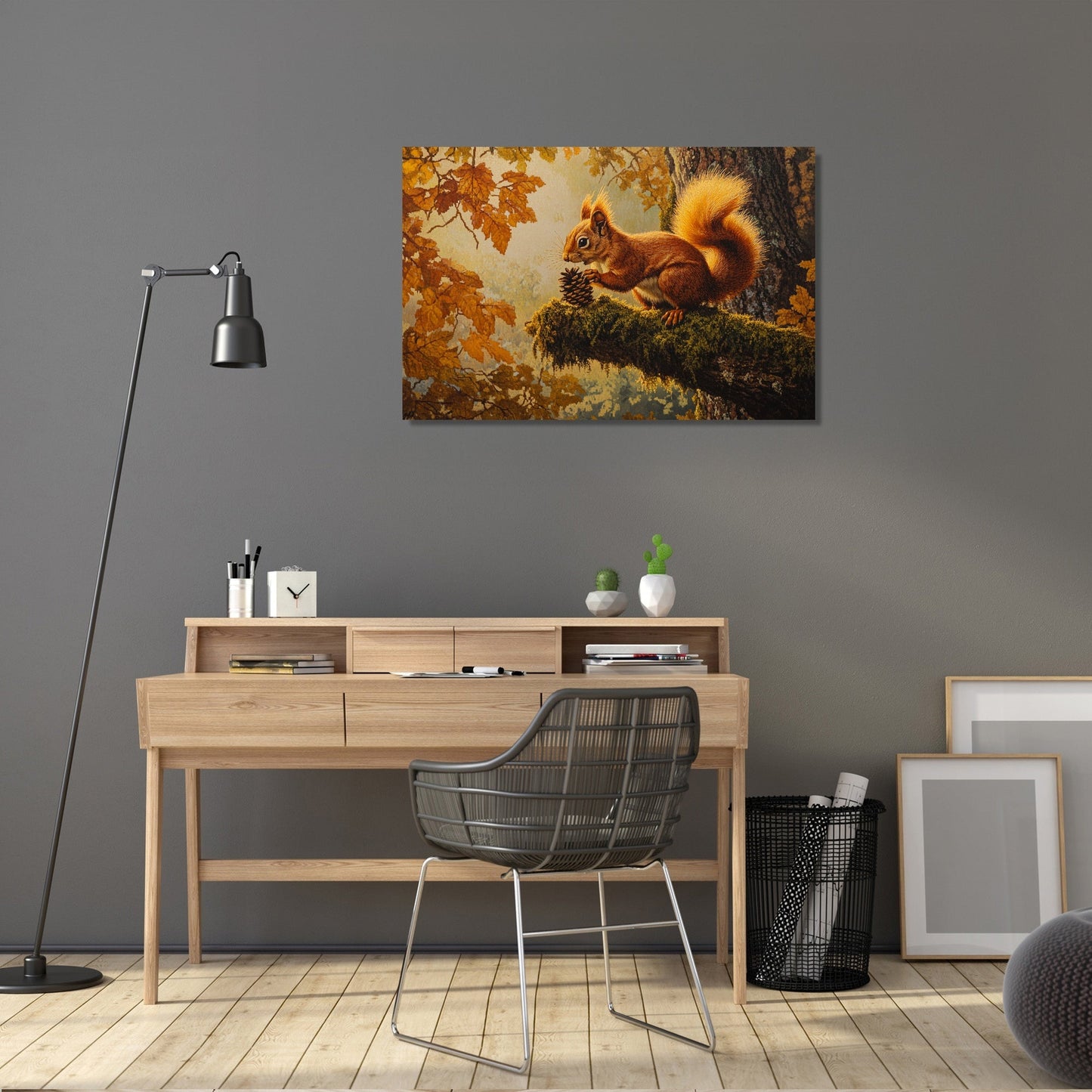 Red Squirrel Sanctuary Canvas