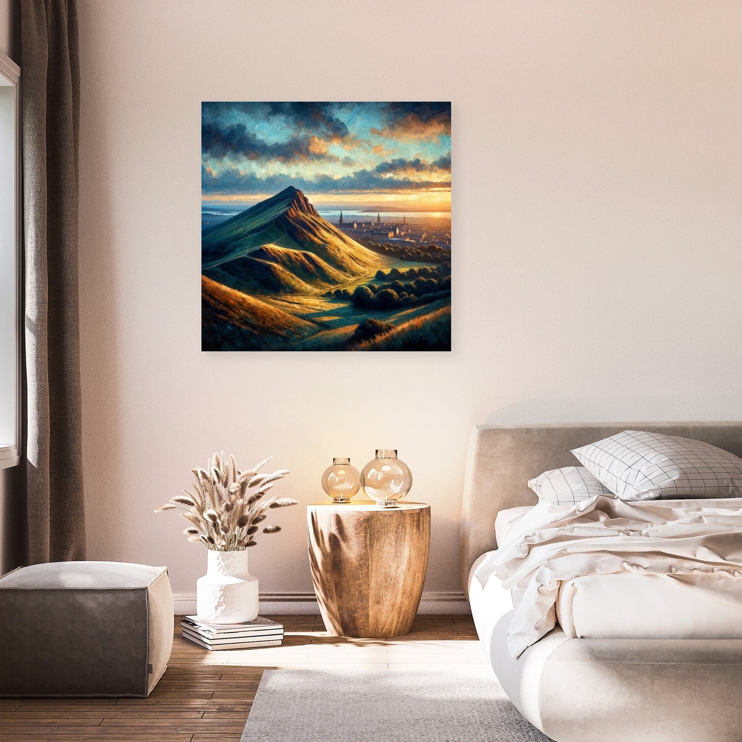 Edinburgh's Arthur's Seat Dusk Canvas