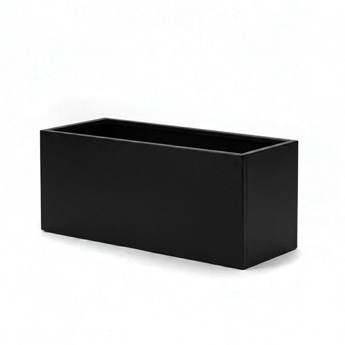 Galvanised Steel Black Trough Metal Planter - 80cm x 30cm