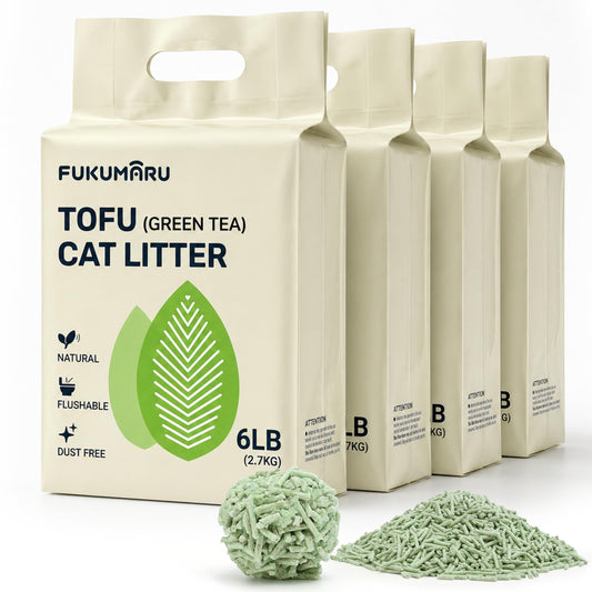 FUKUMARU Green Tea Tofu Cat Litter