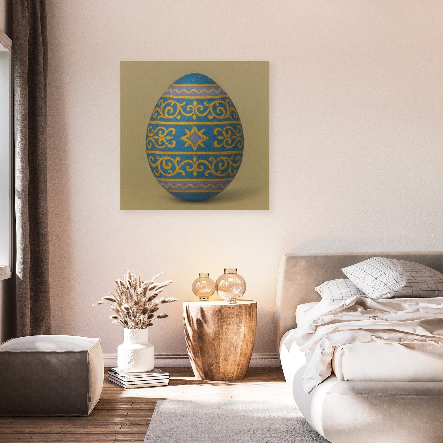 Ornate Egg Canvas