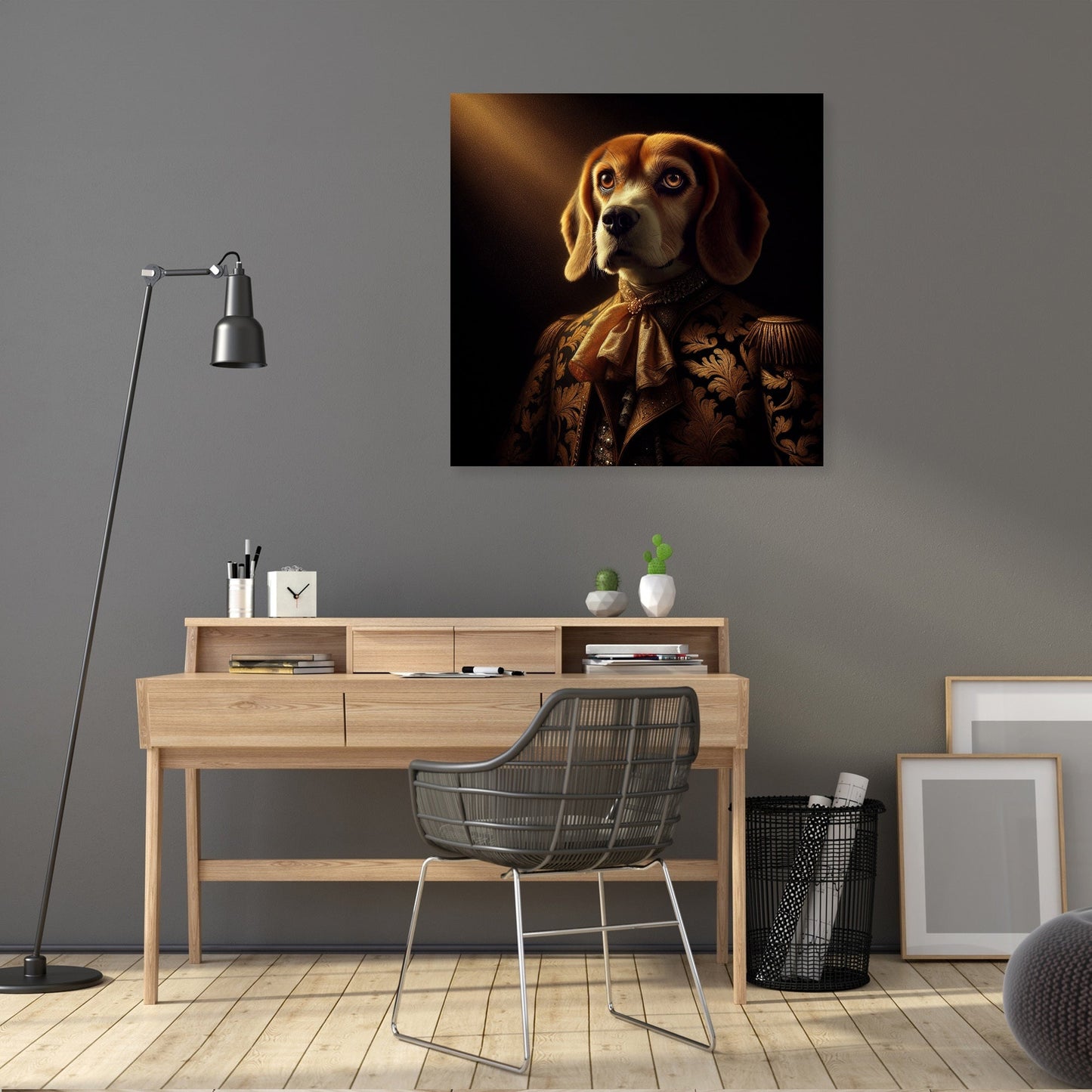Regal Dawn Beagle Majesty Canvas