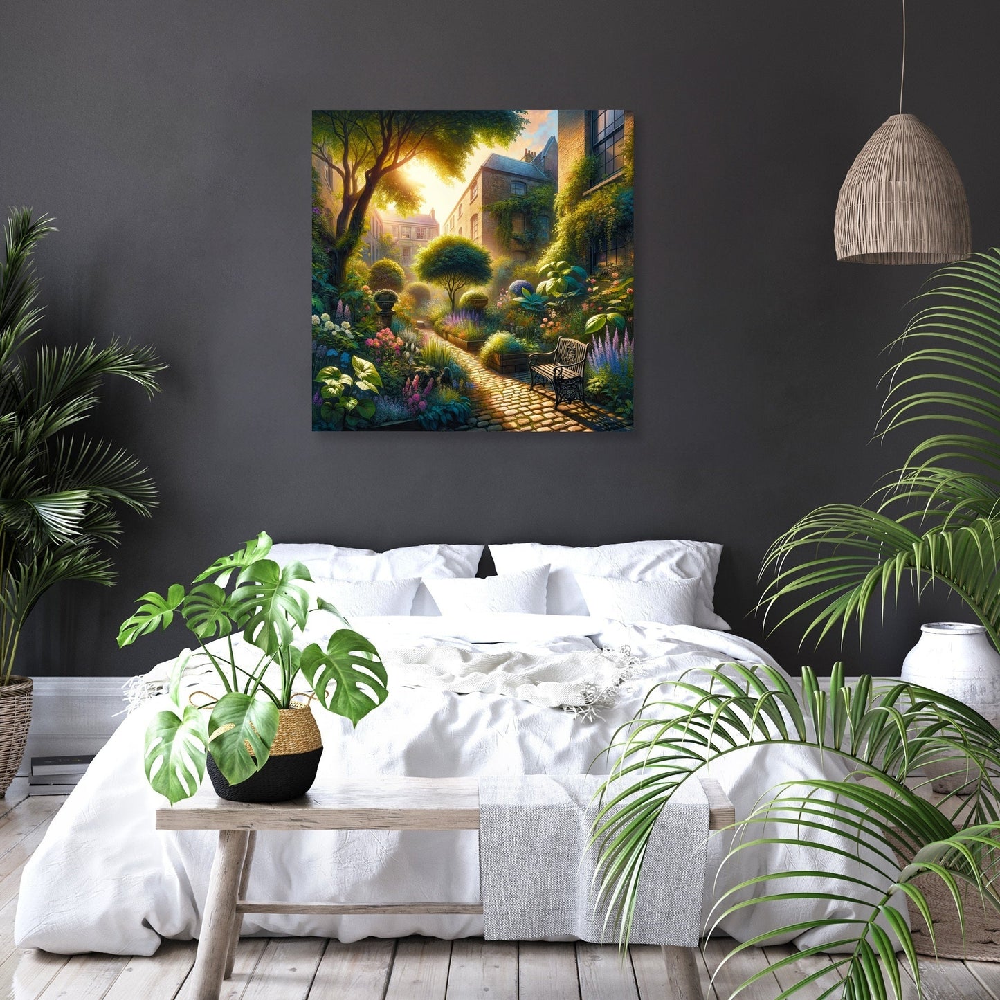 Grey Street Secret Garden at Newcastle Canvas