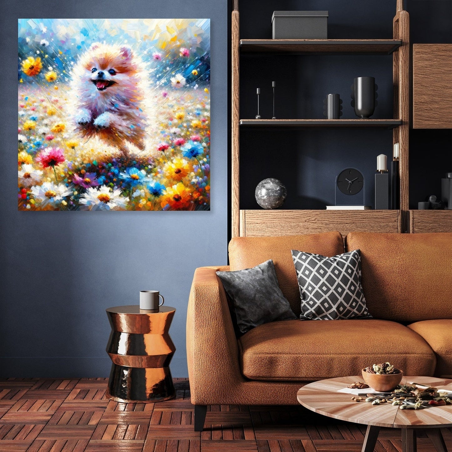 Pomeranian Joy Canvas