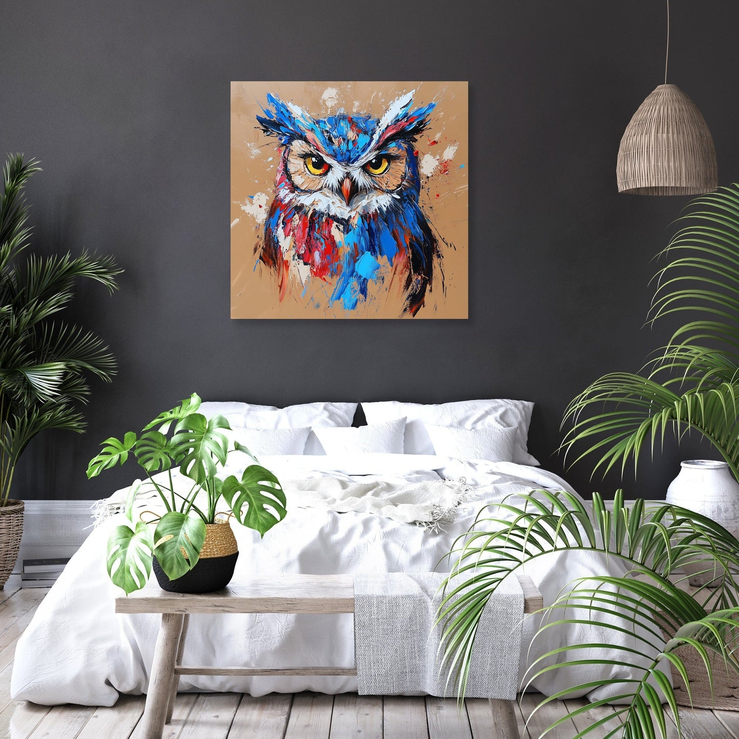 Electric Owl Canvas
