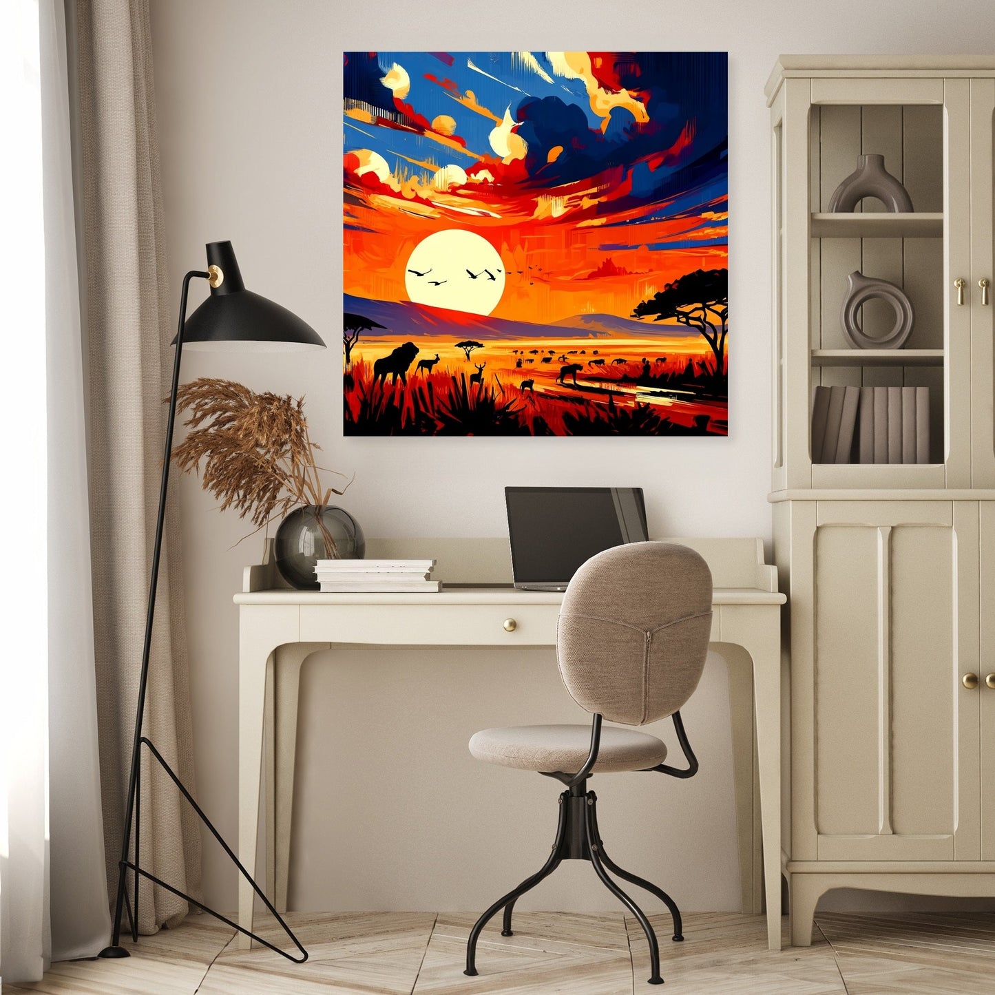 Serengeti Sunrise Canvas