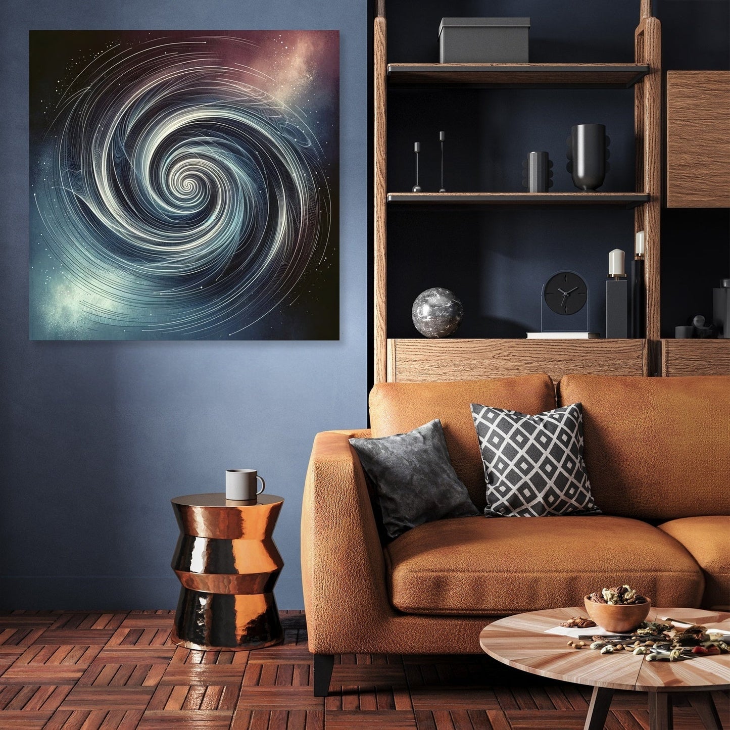 Celestial Spiral Canvas