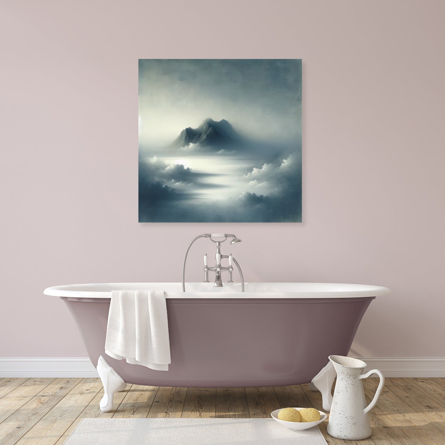 Misty Mountain Canvas