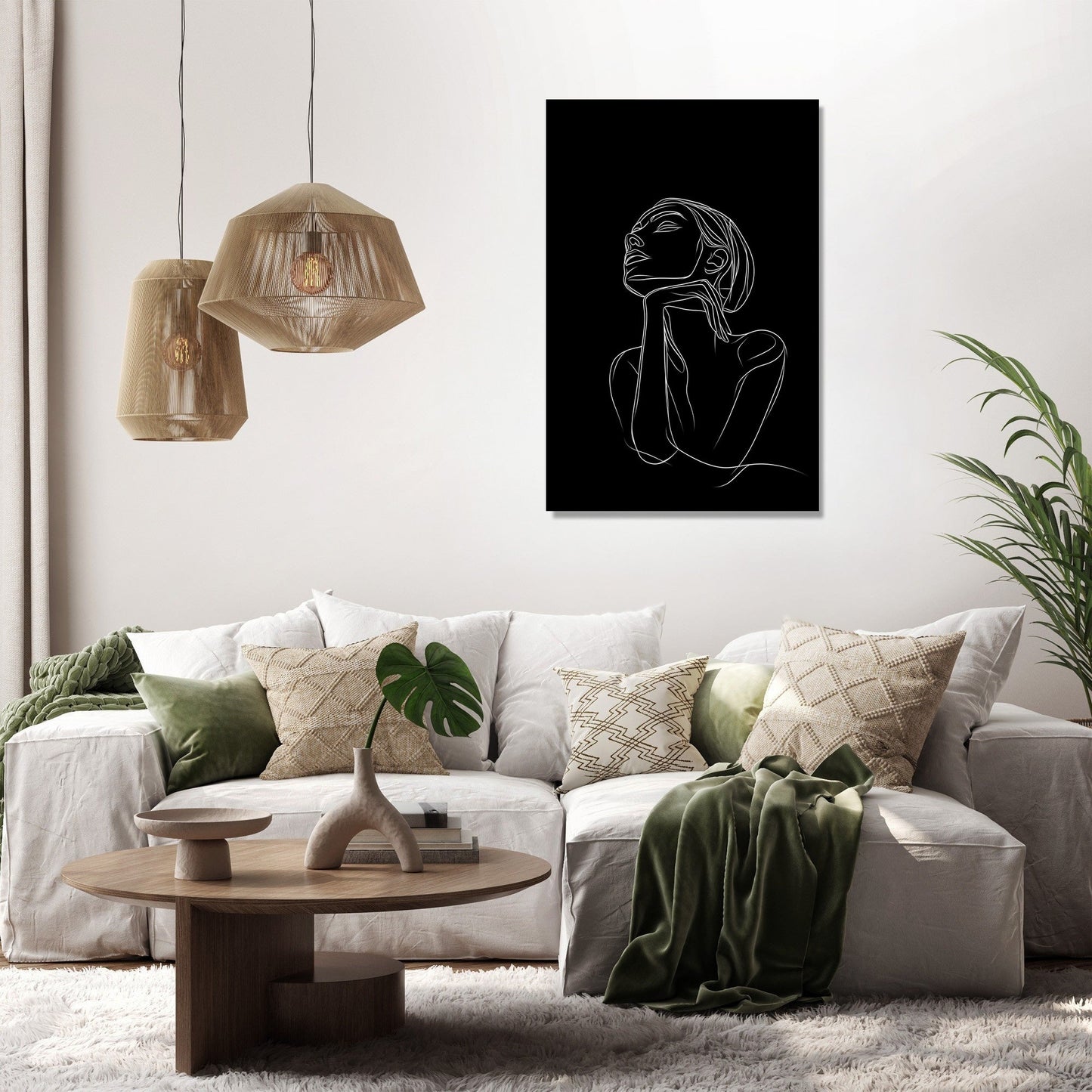 Silhouette Elegance Canvas