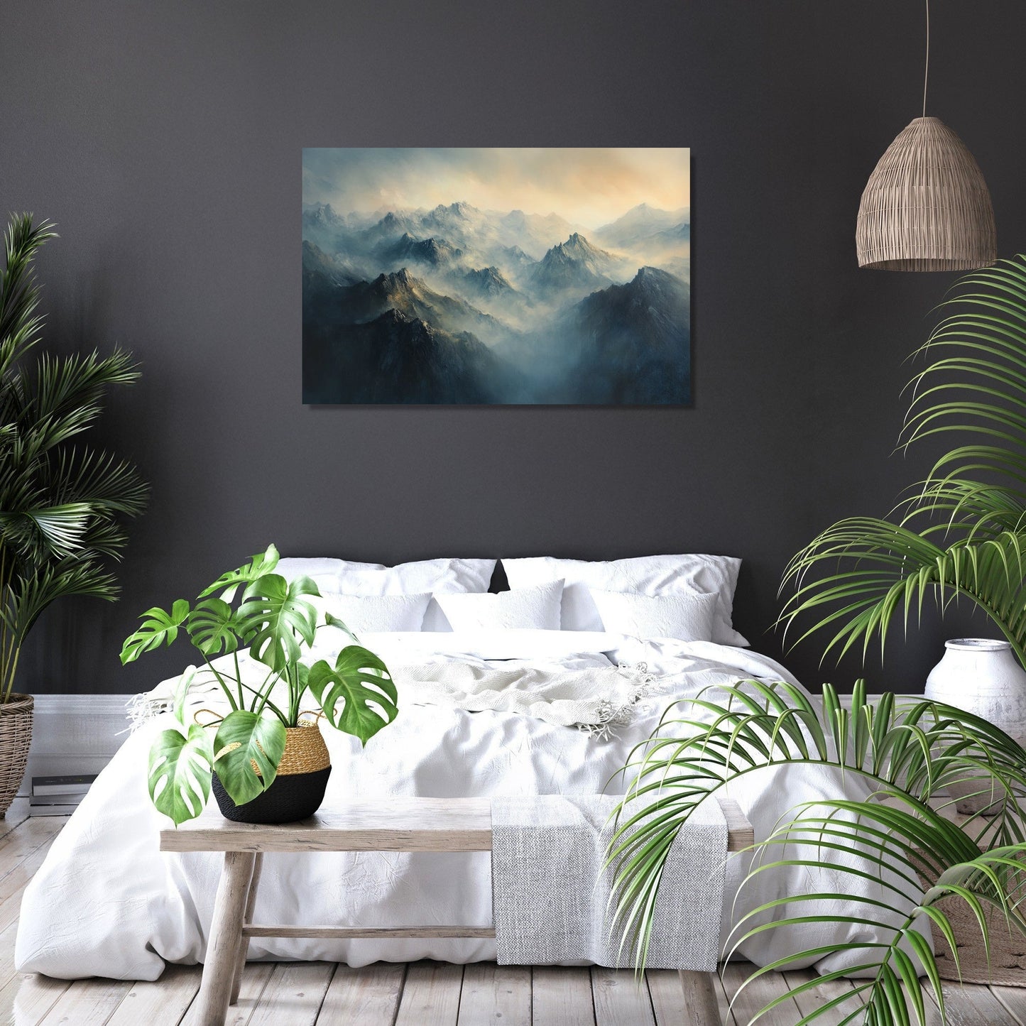 The Whispering Peaks Canvas