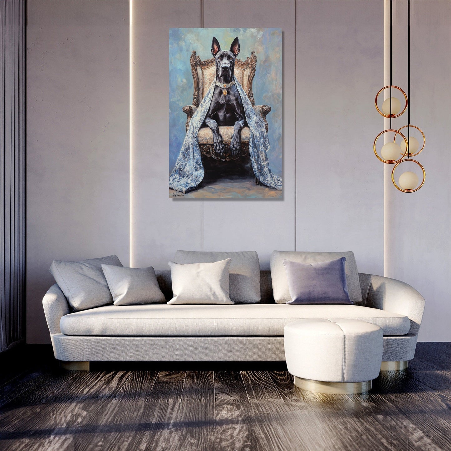 Great Dane Majesty Canvas