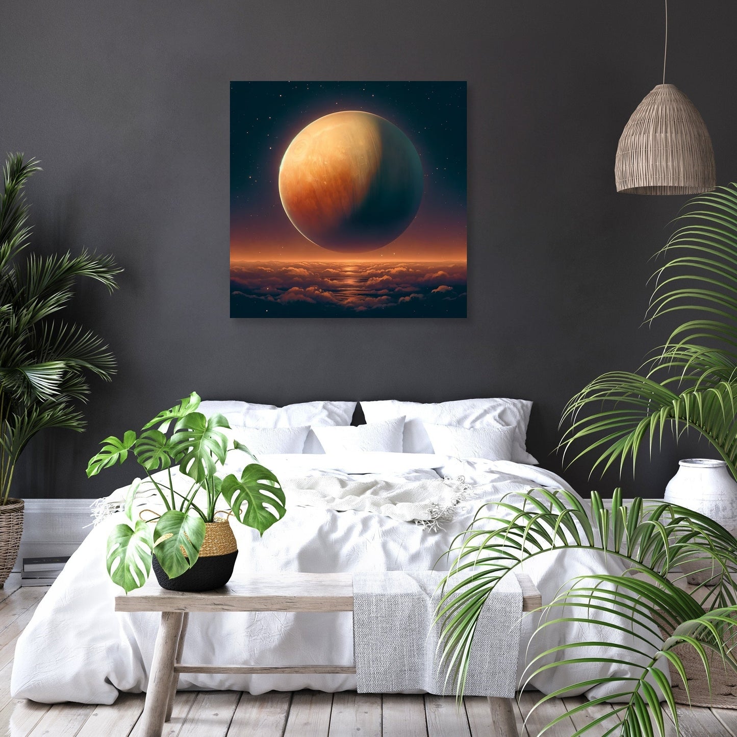Titan's Hazy Enigma Canvas