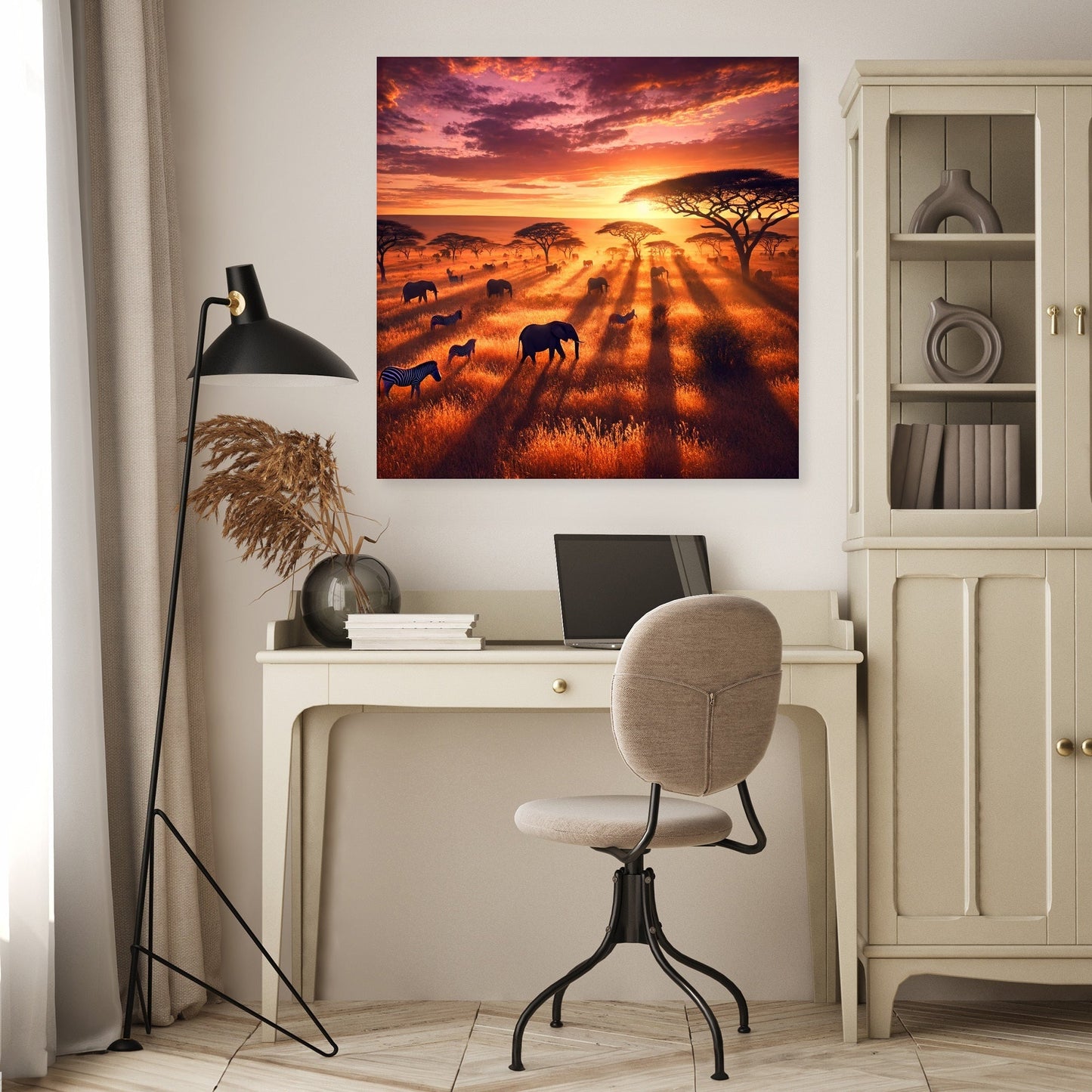 Golden Savannah Canvas