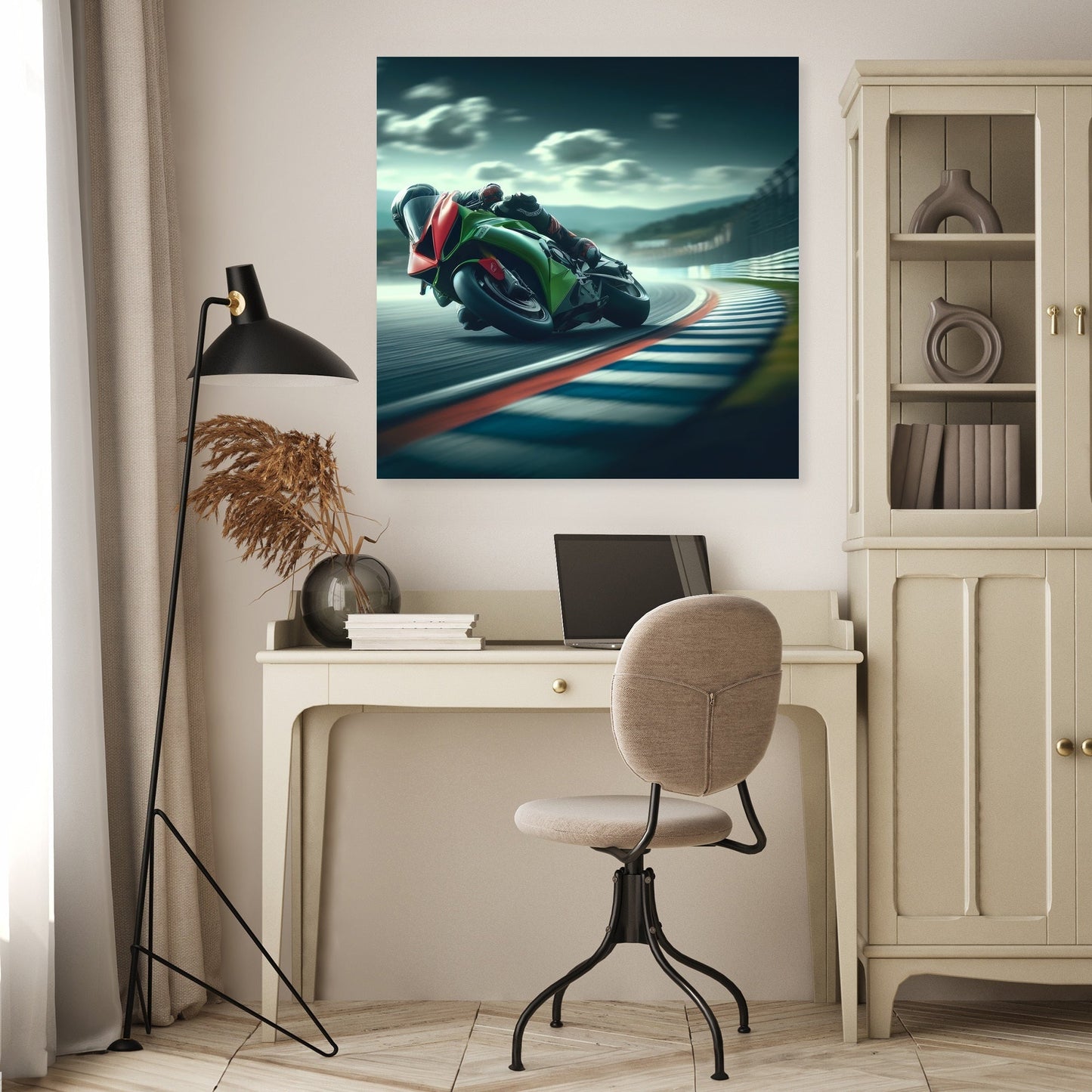 Racetrack Rush Canvas
