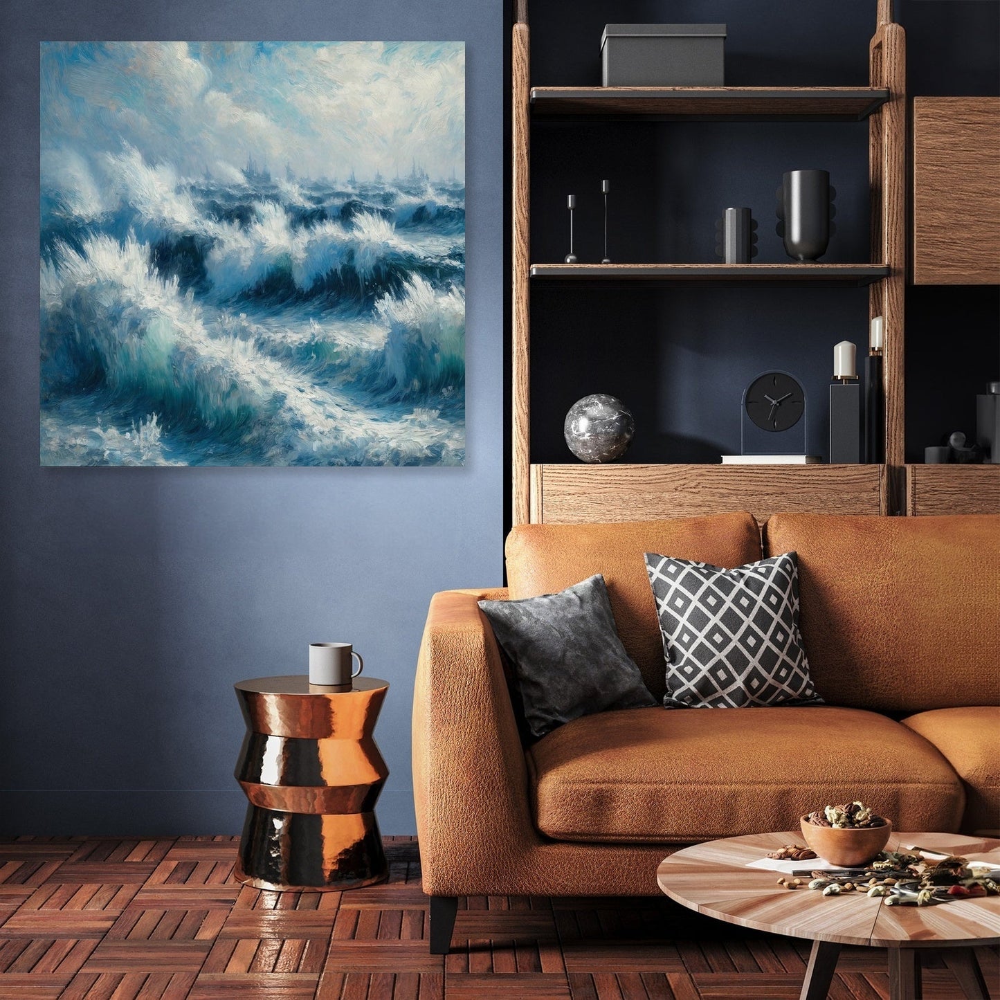 Frozen Waves Canvas