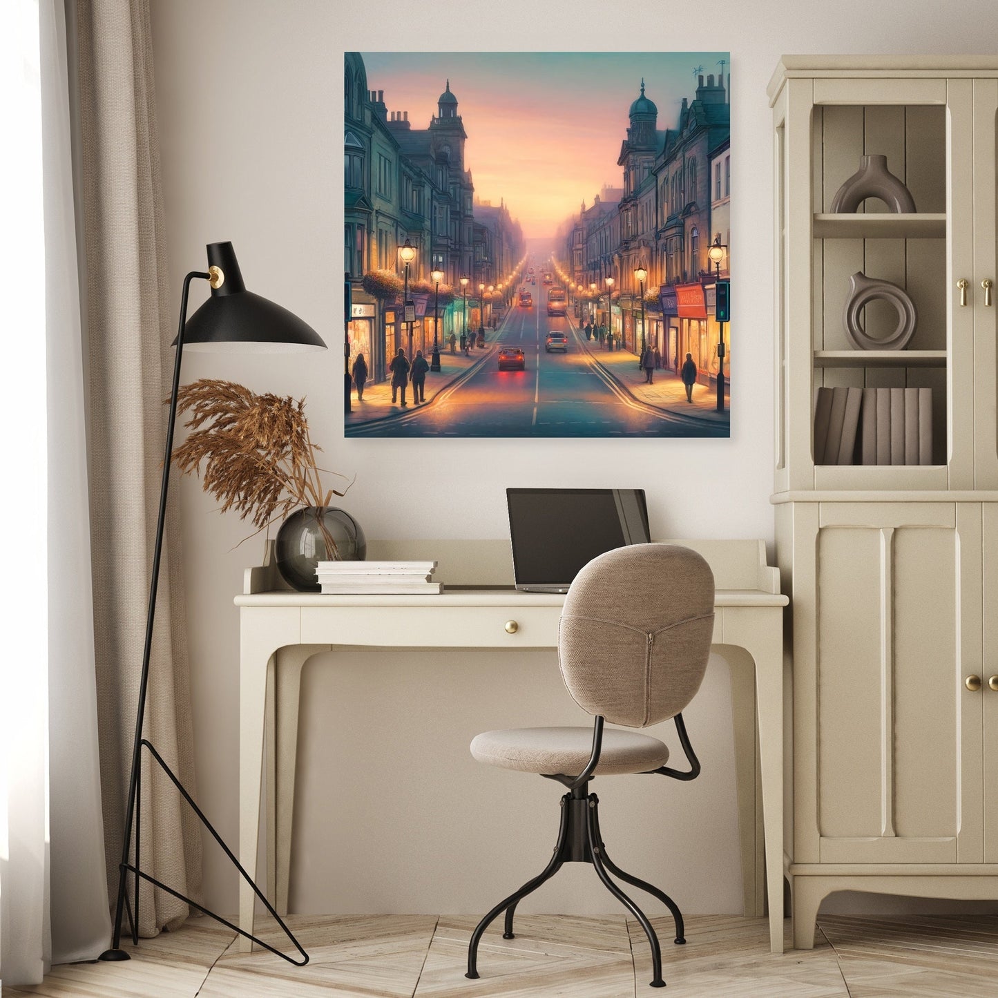 Dusk on Cold Bath Road Canvas