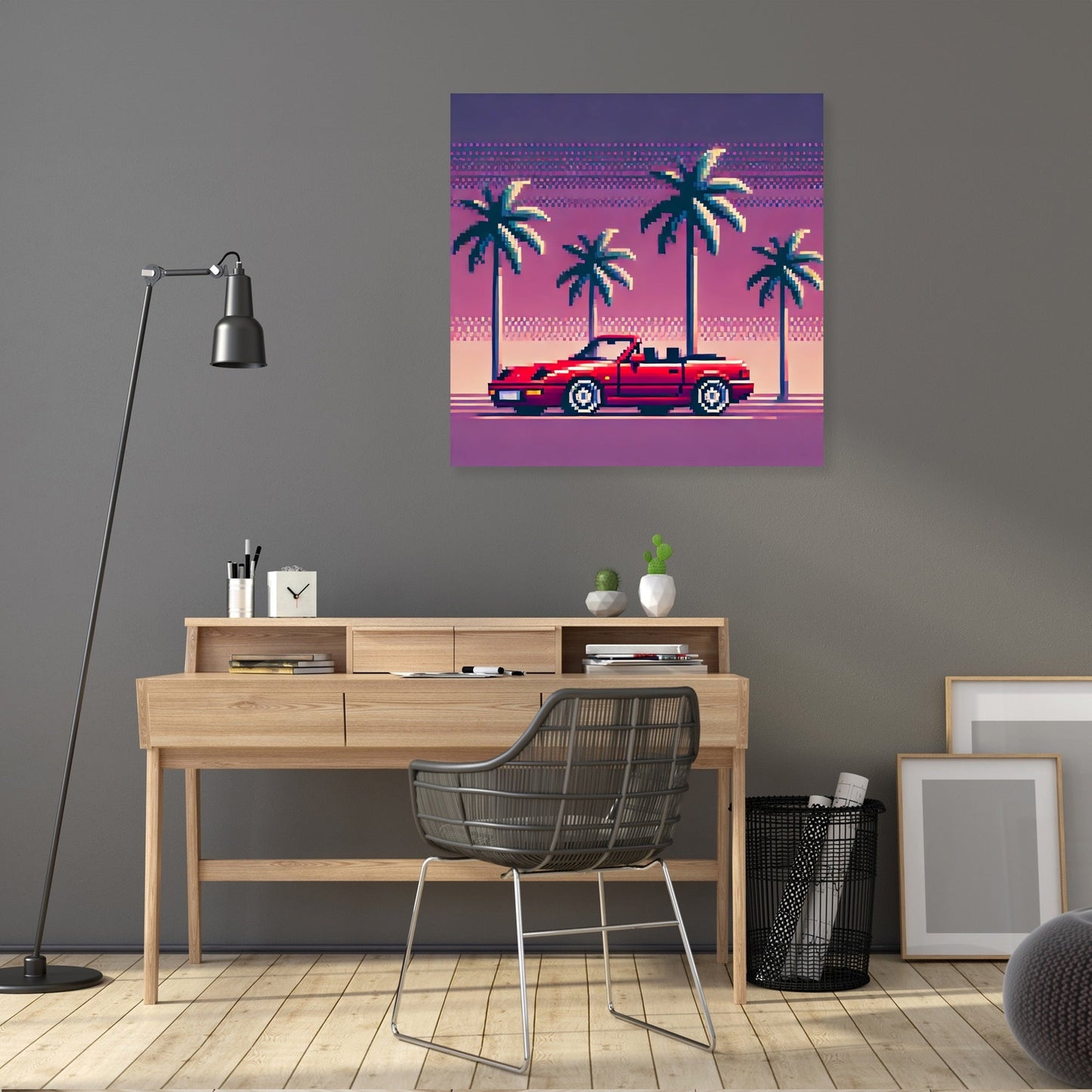 Sunset Cruise Pixel Canvas